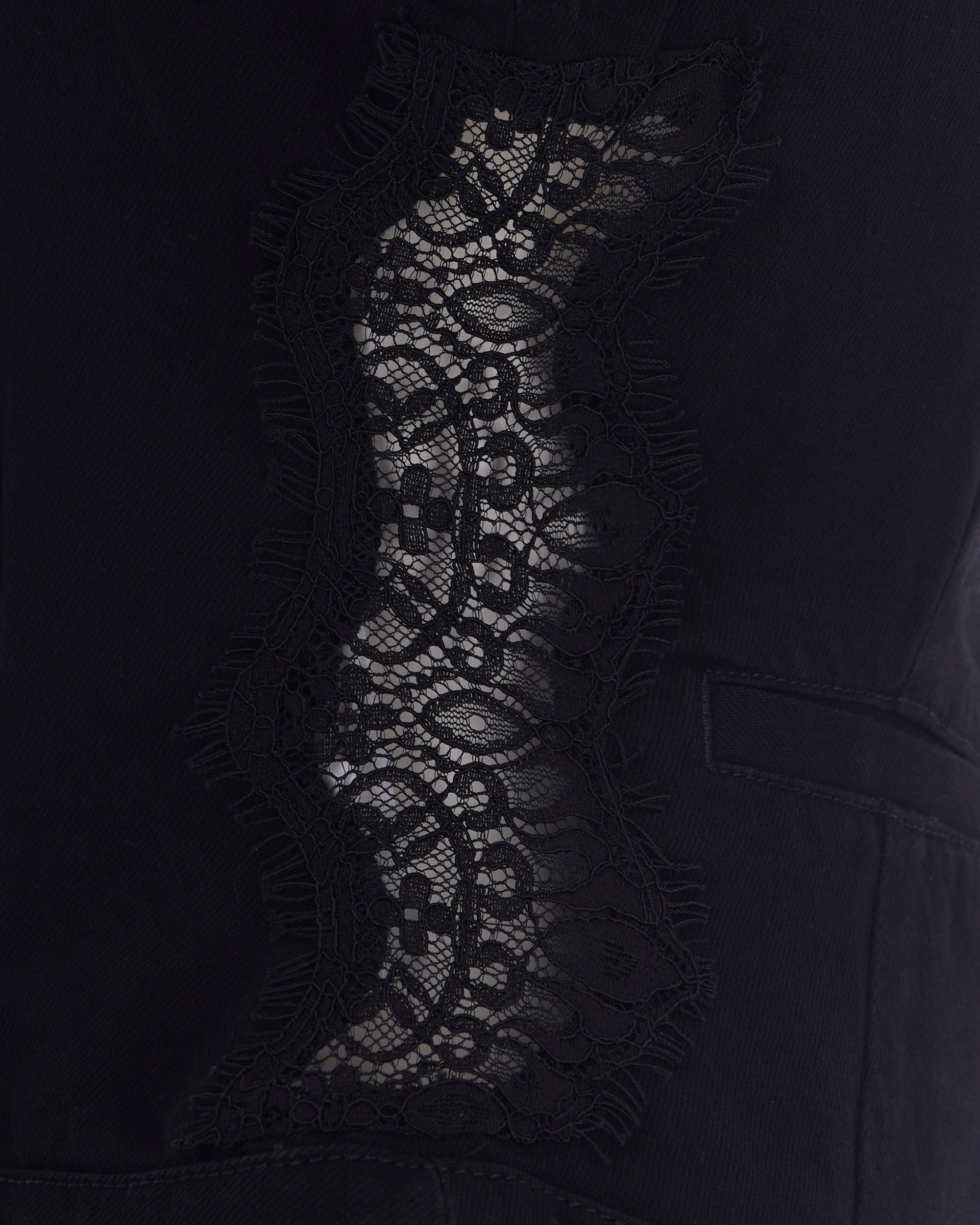 Limousine Black Denim Vest