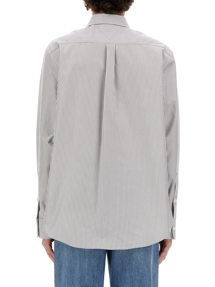 Classic Cotton Shirt with Structured Collar