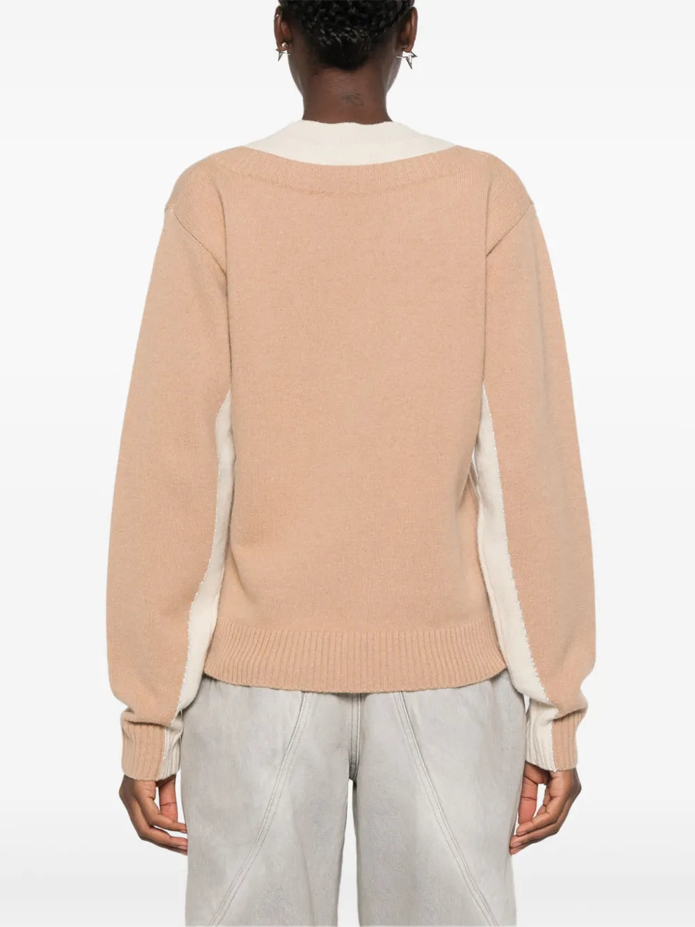 Classic Round Neck Pullover with Silhouette