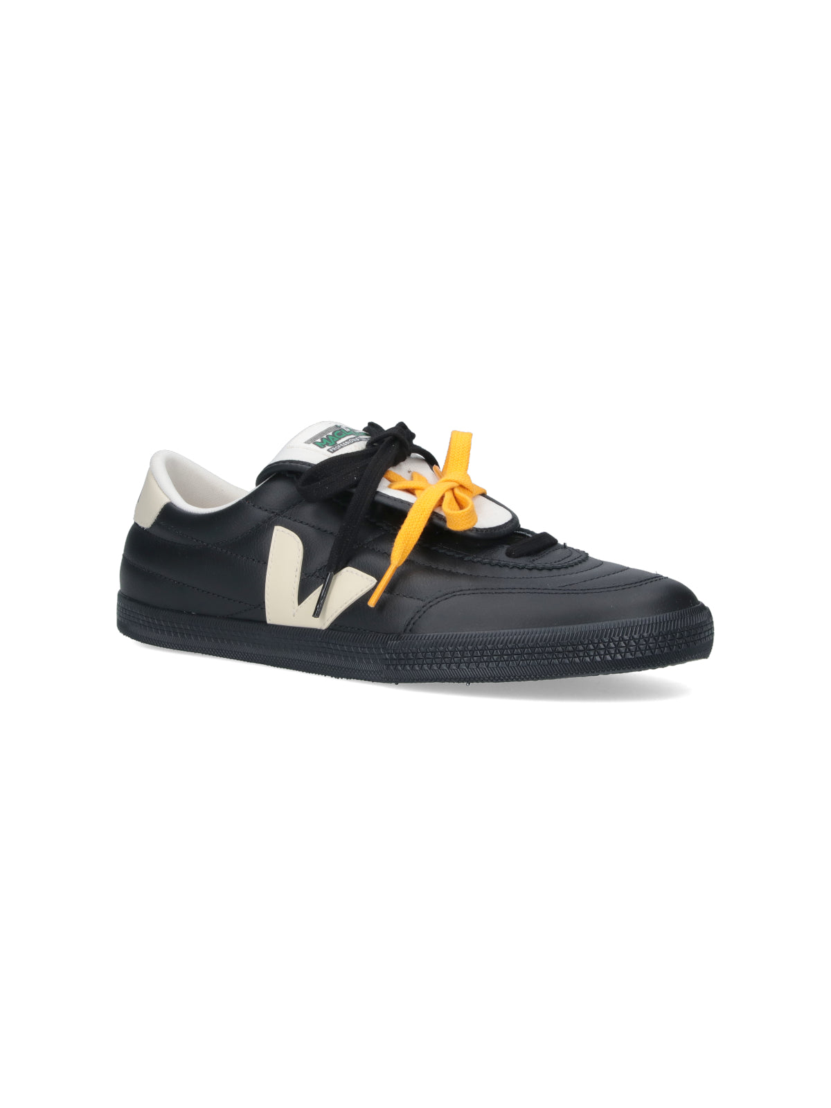 Black Panenka Leather Low-Top Sneakers