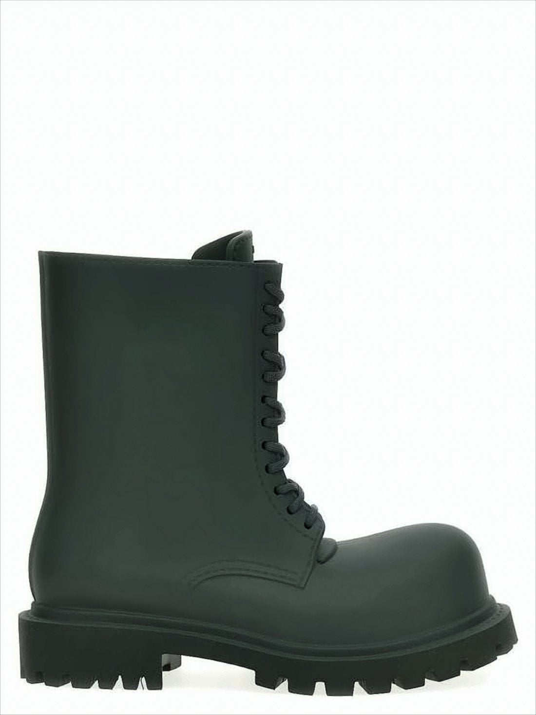 Chunky Black EVA Boots with Lace-Up Design