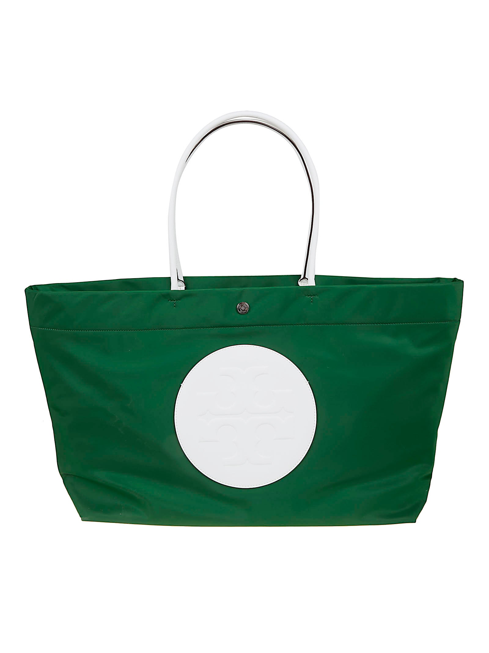 Green Polyamide Shopper Bag