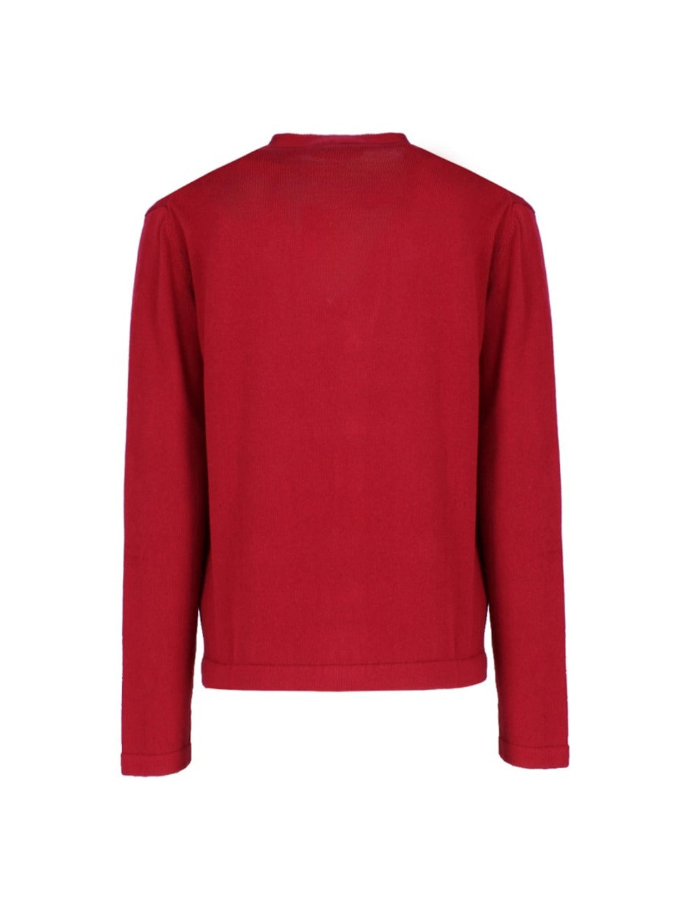 Logo Red & Cashmere Cardigan – Red