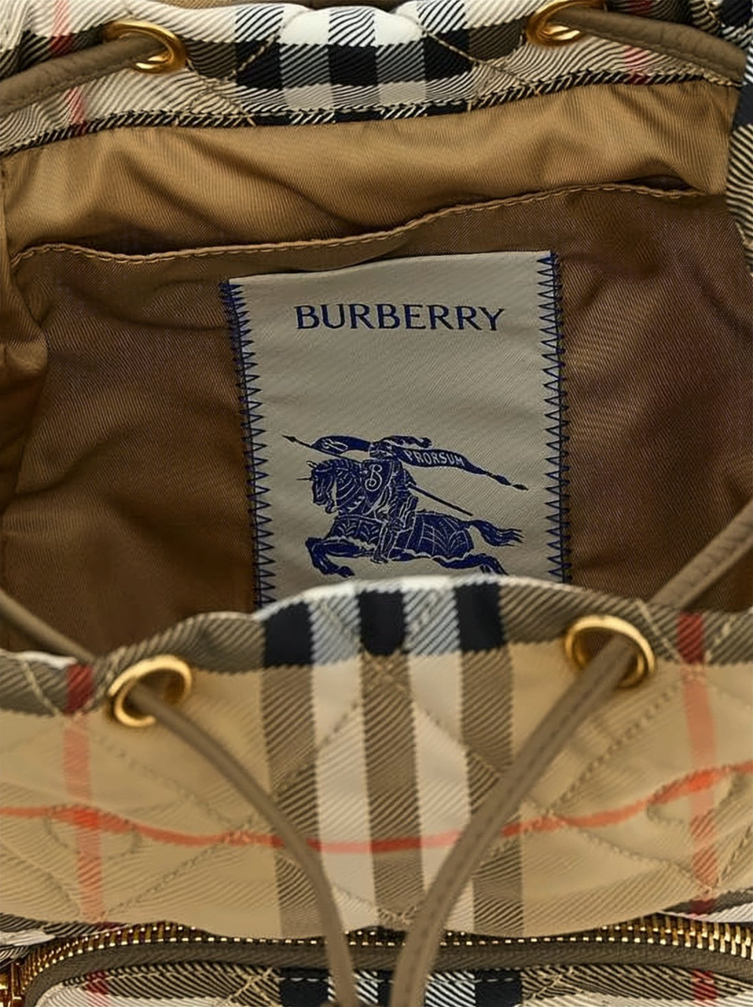 Compact Quilted Backpack