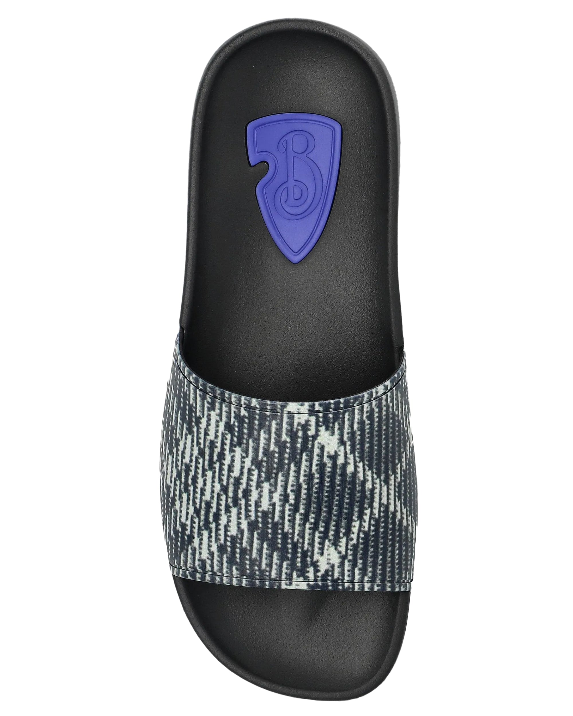 Textured Upper Black Mules