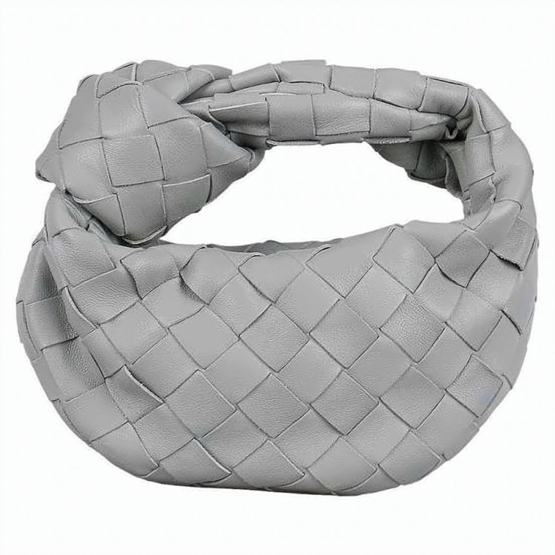 Textured Woven Leather Tote