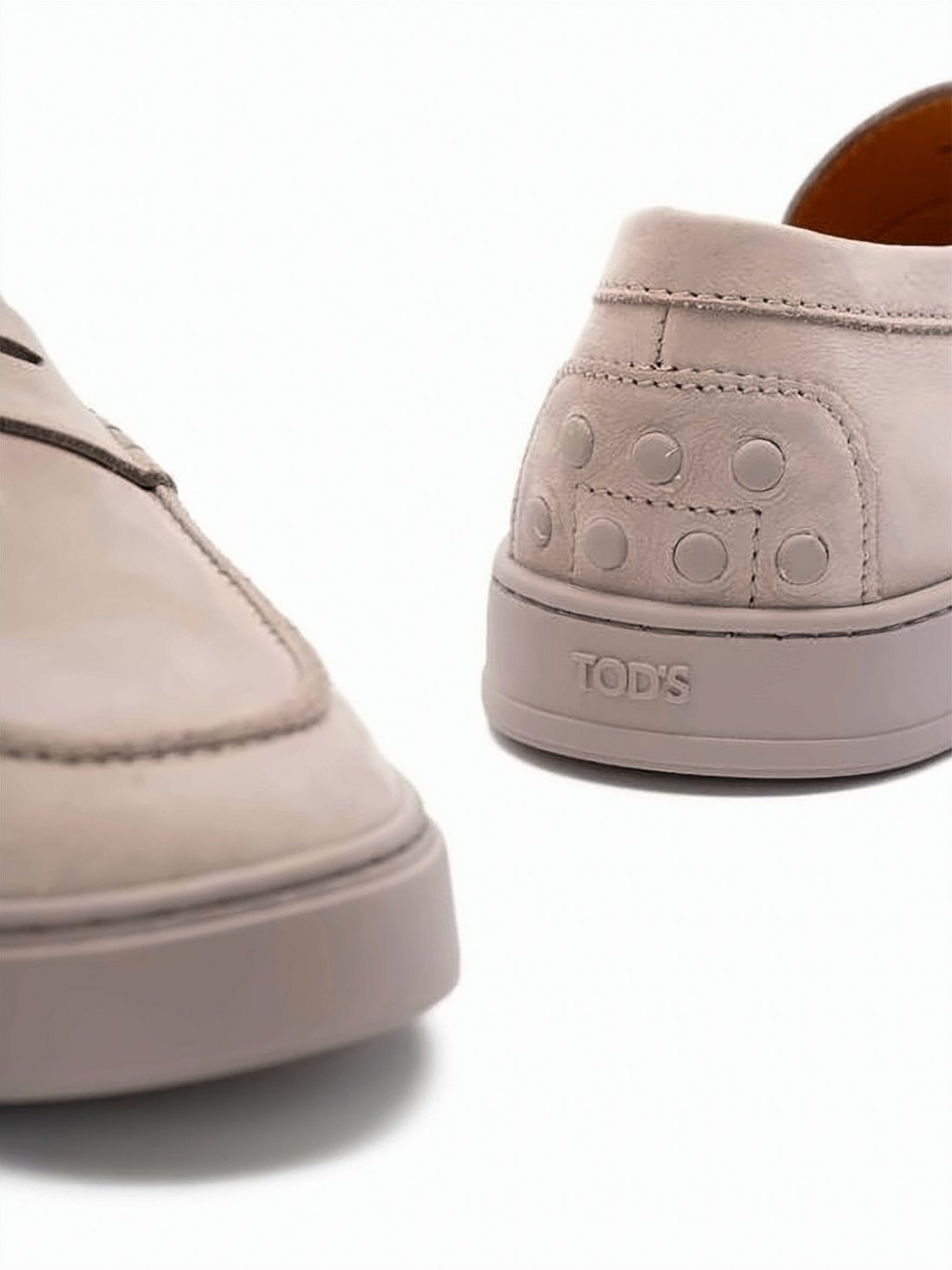 Calf Leather Loafers with Classic Penny Strap