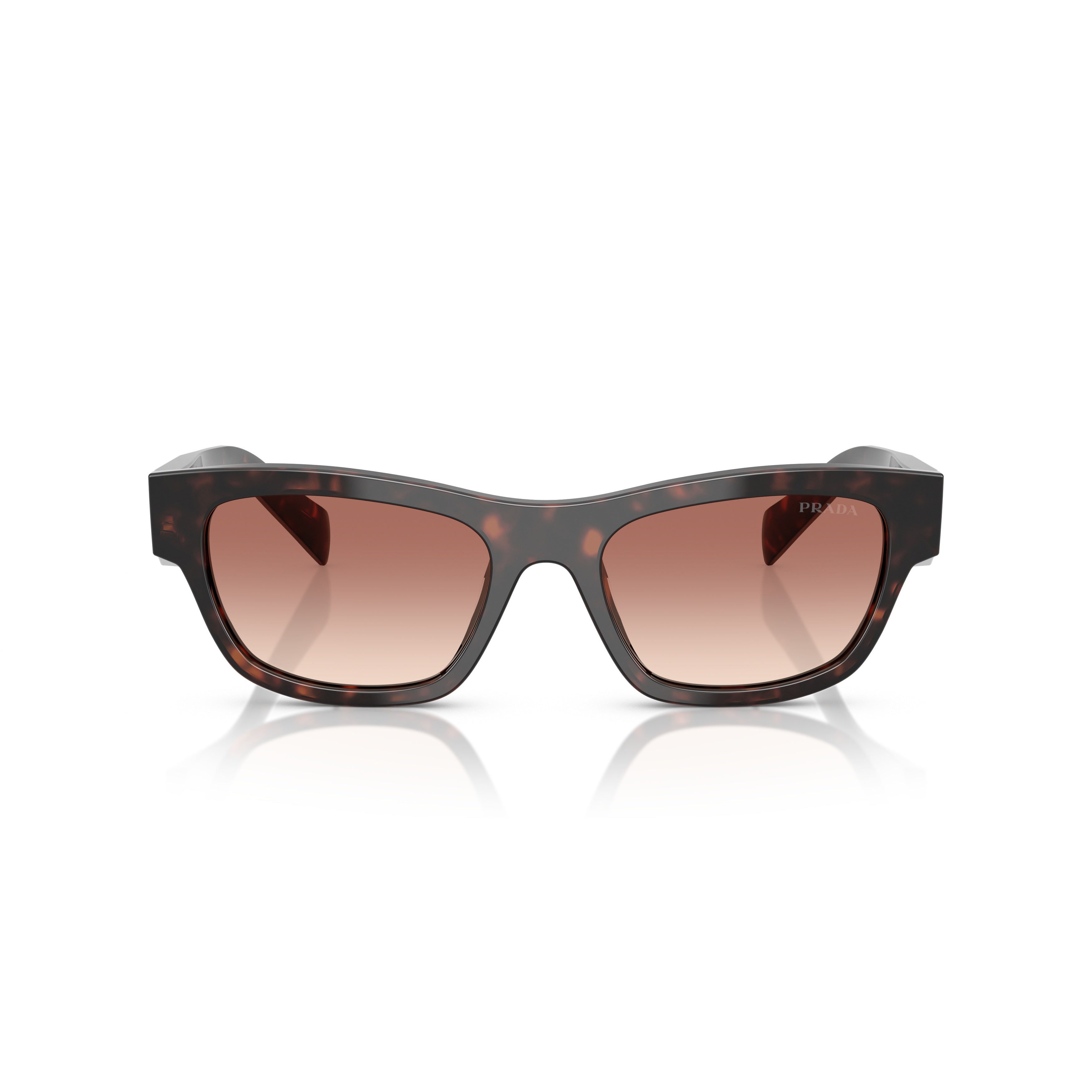 0pr B09s Rectangular Frame Tortoiseshell Acetate Sunglasses
