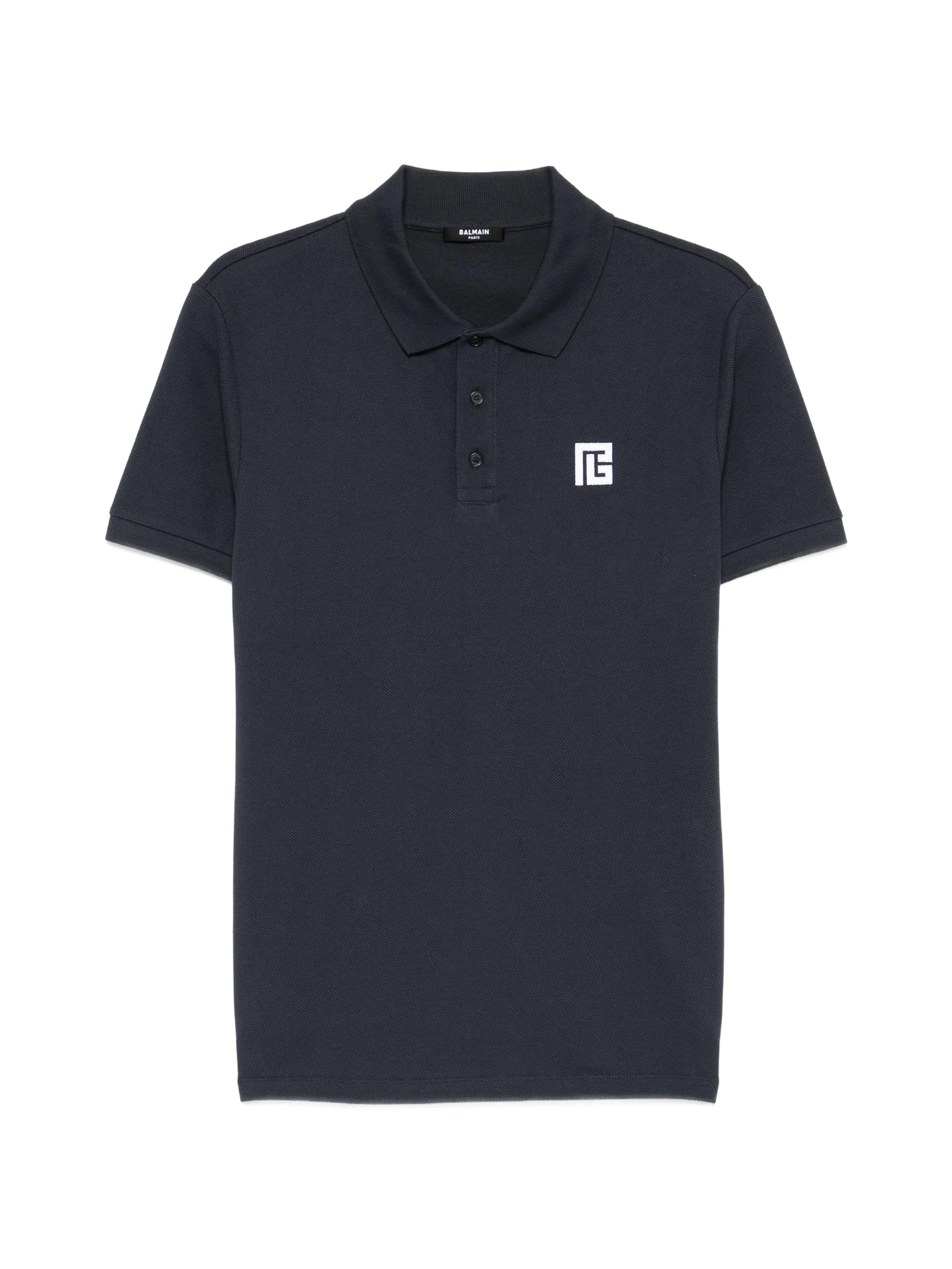Black Classic Ss Cotton Polo Shirt