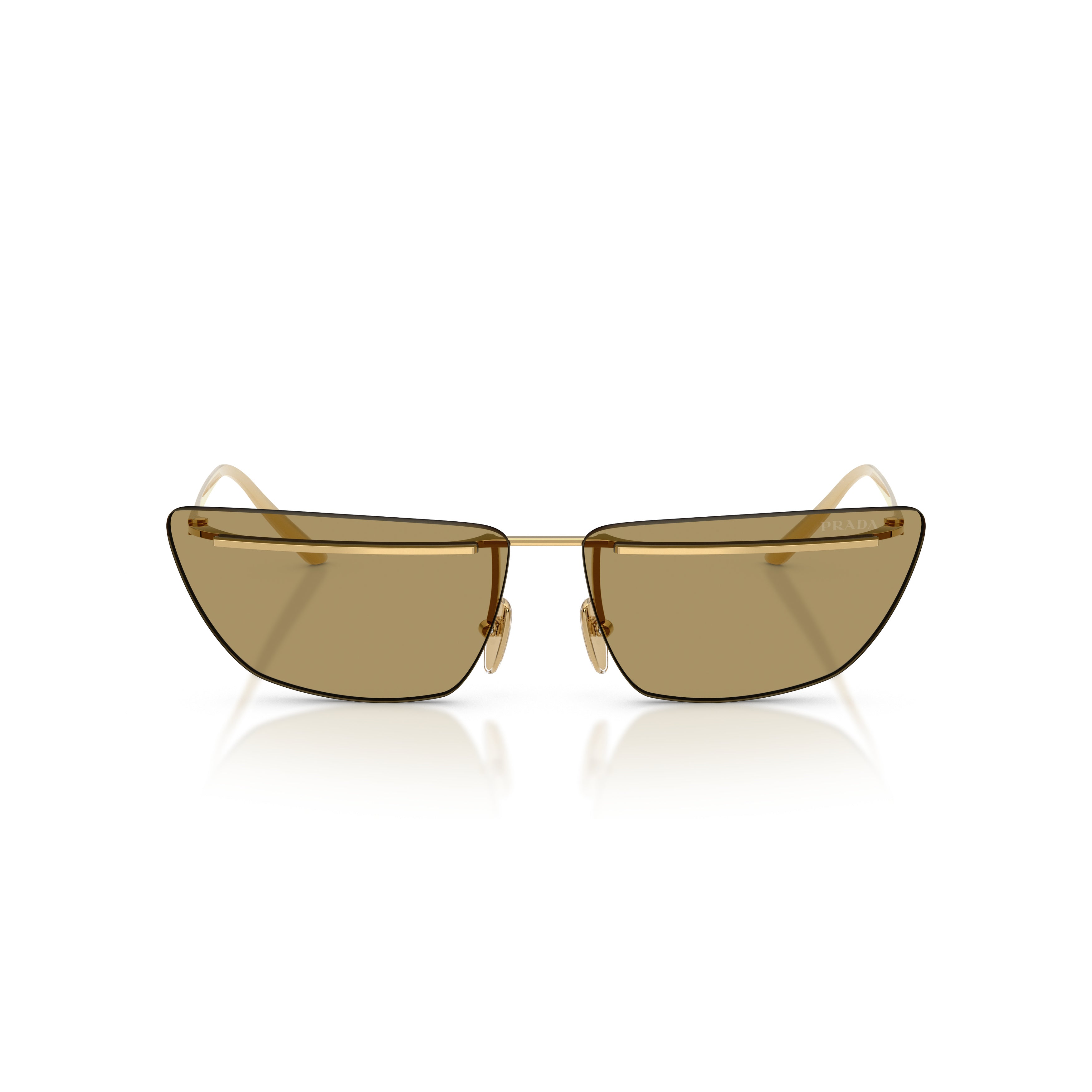 0pr C52s Angular Metal Frame Sunglasses
