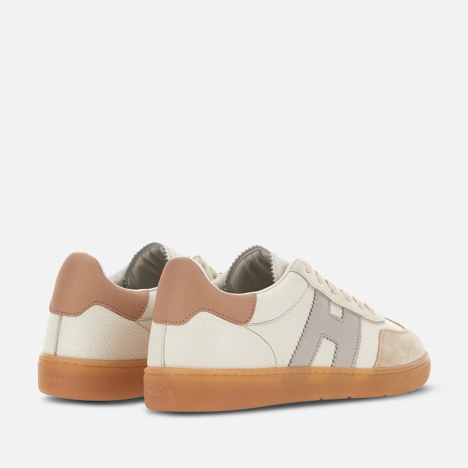 Cool Lace-Up Sneakers in Calfskin and Sheepskin