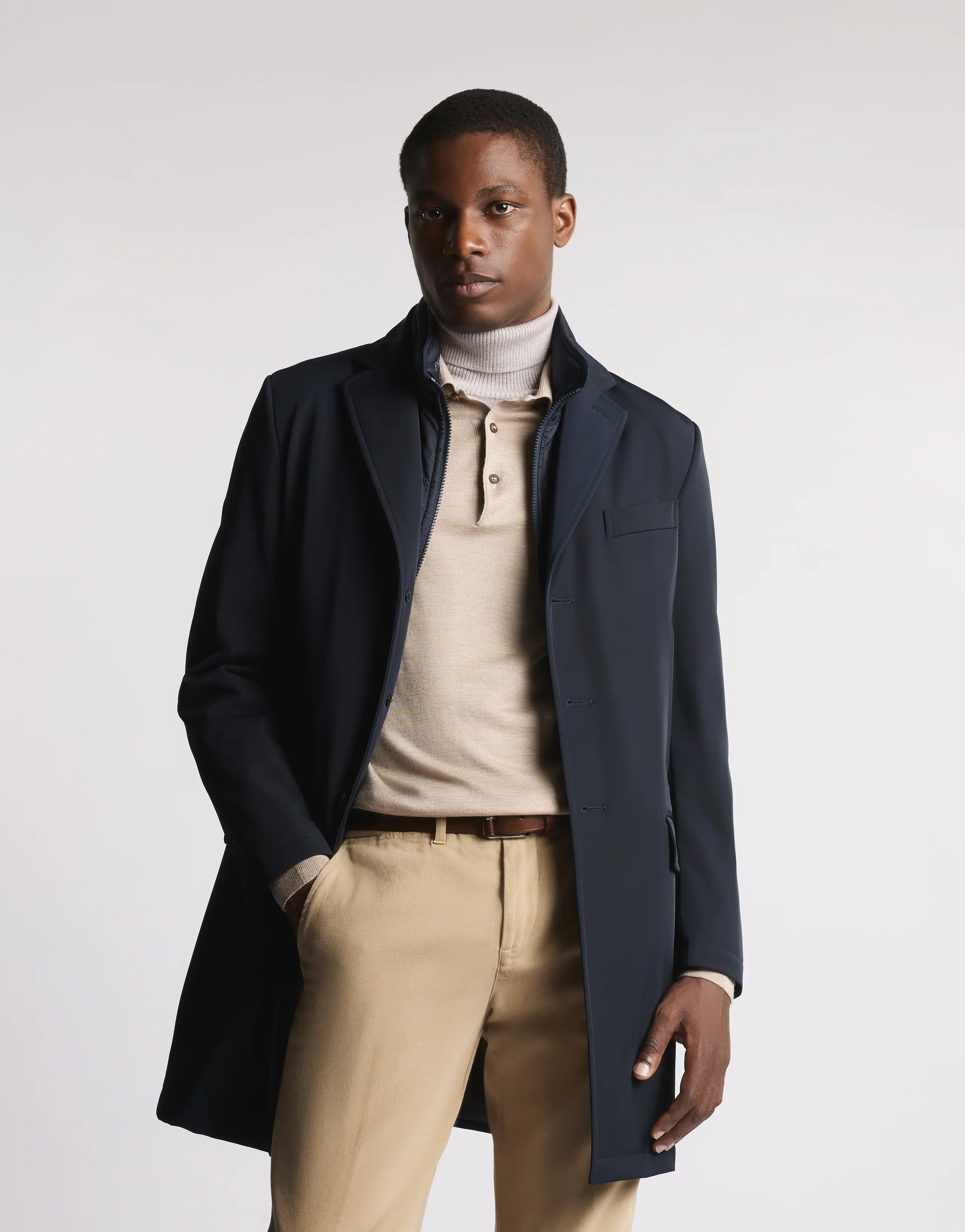 Tailored Db Coat With Innovative Stretch Fabric