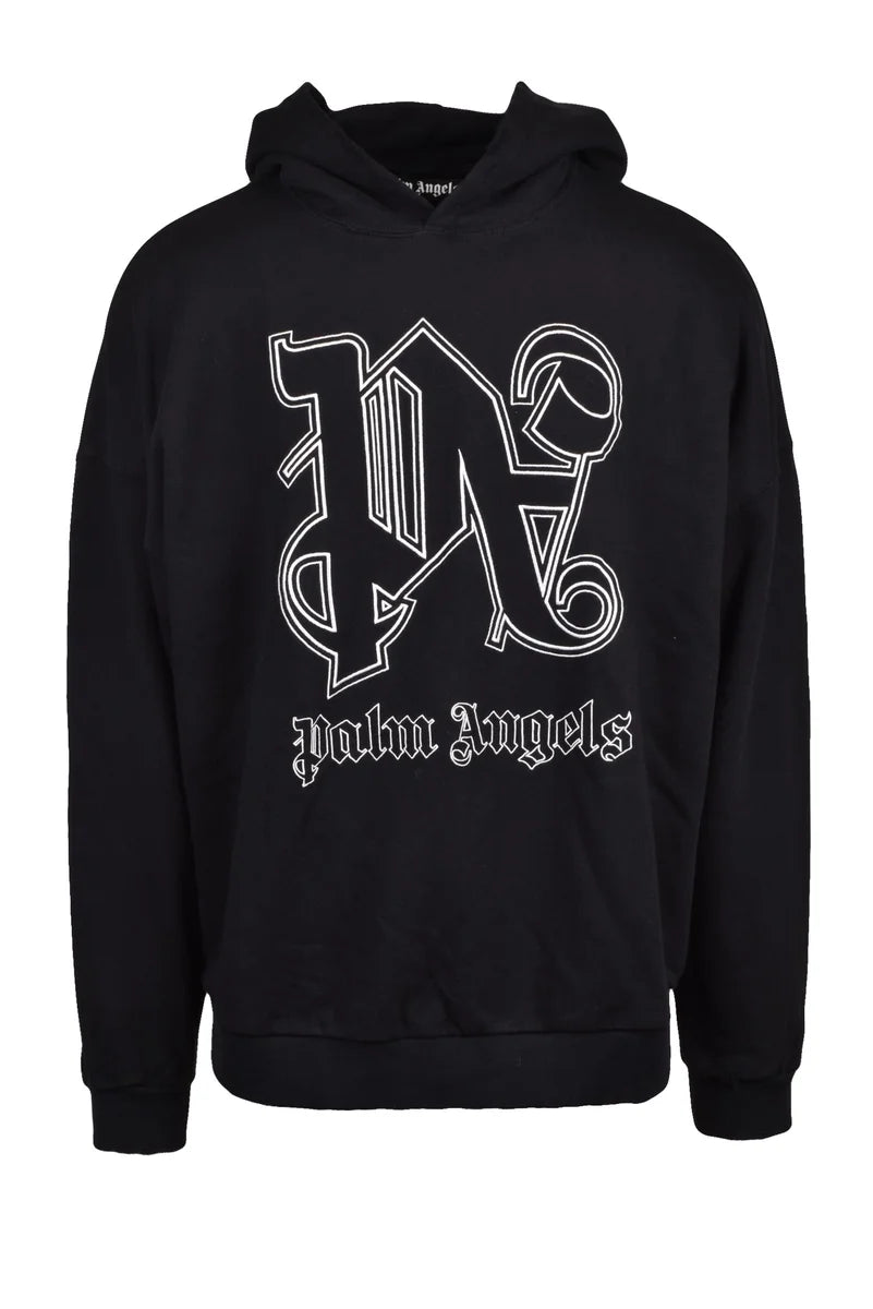 Hoodie Sweatshirt - Black/White