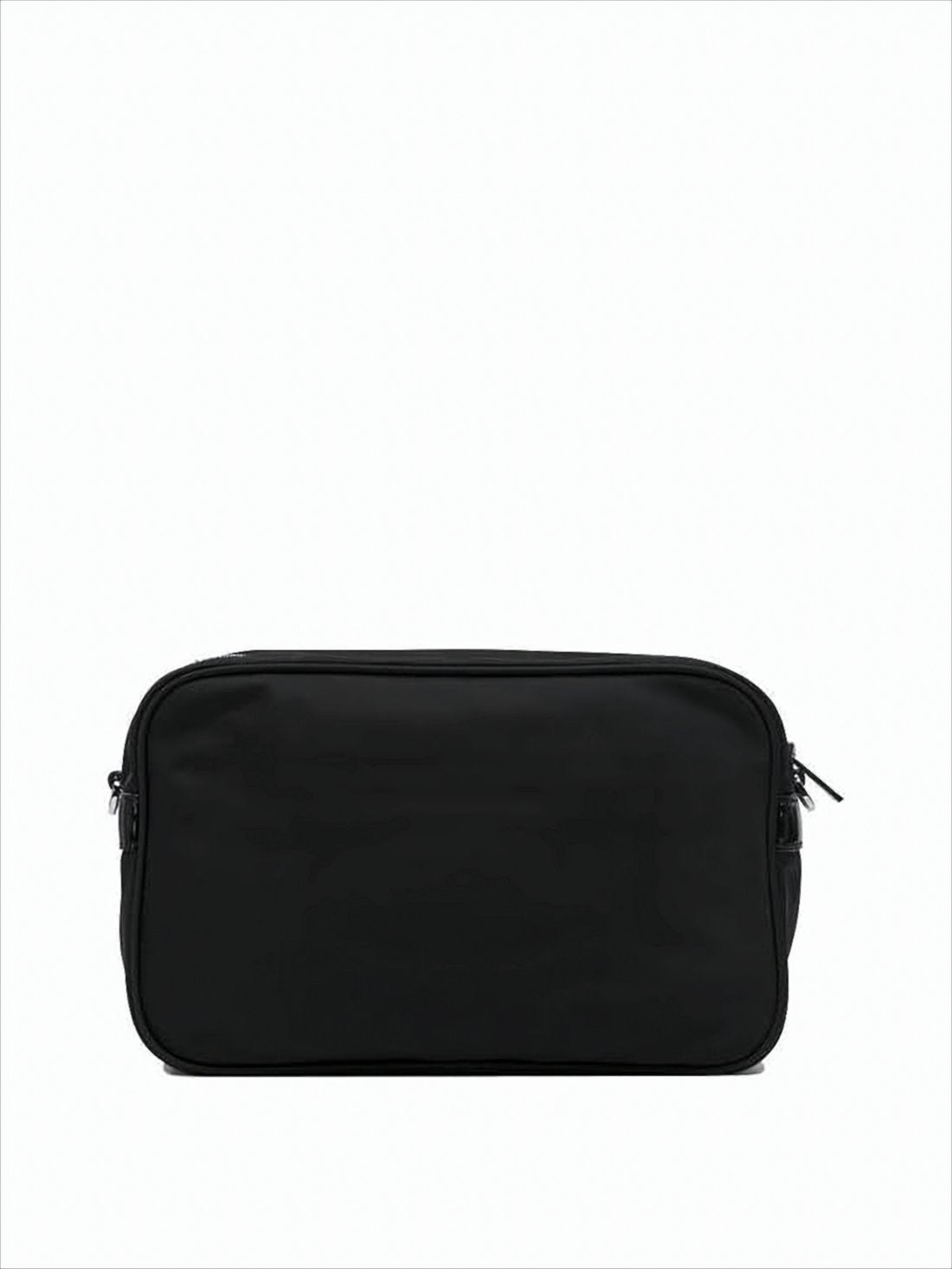 Rectangular Crossbody Bag with Zippered Compartments