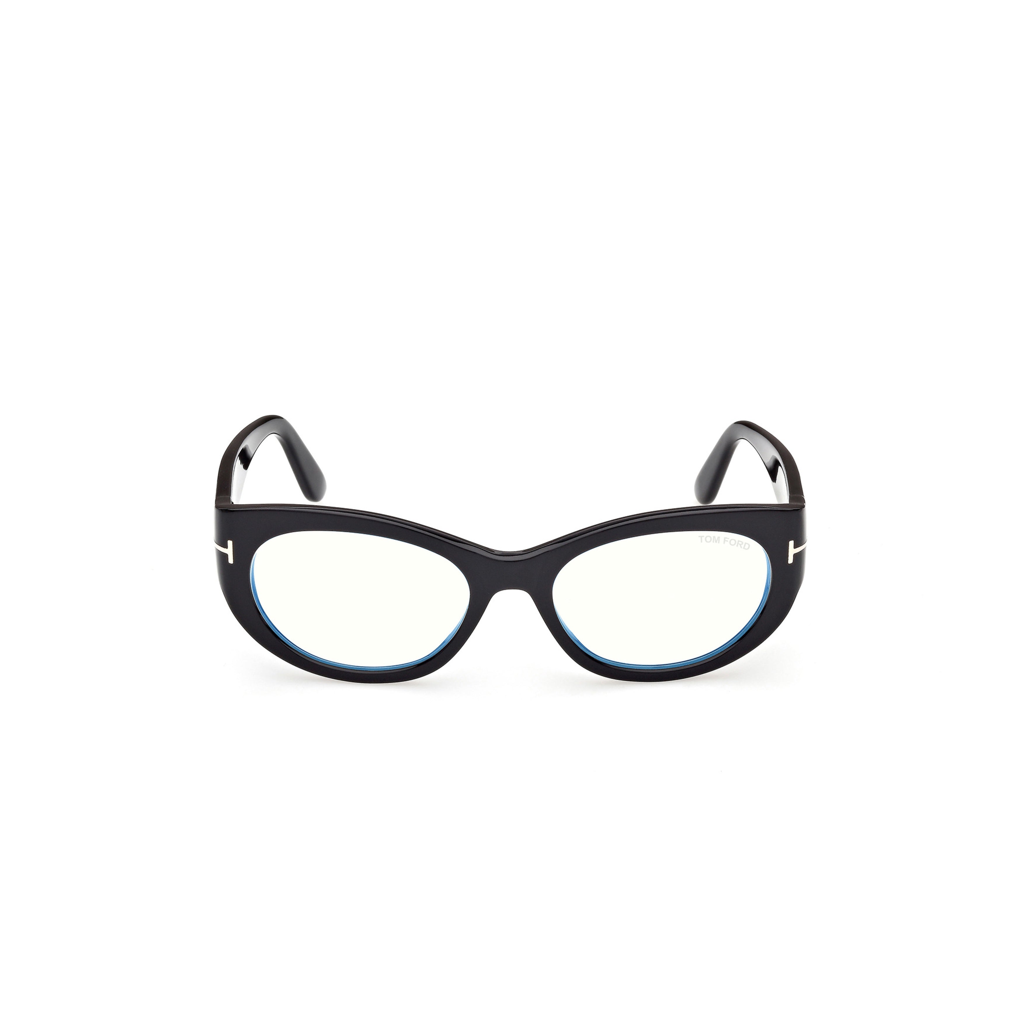 Ft6133-B Oval Frame Acetate Sunglasses