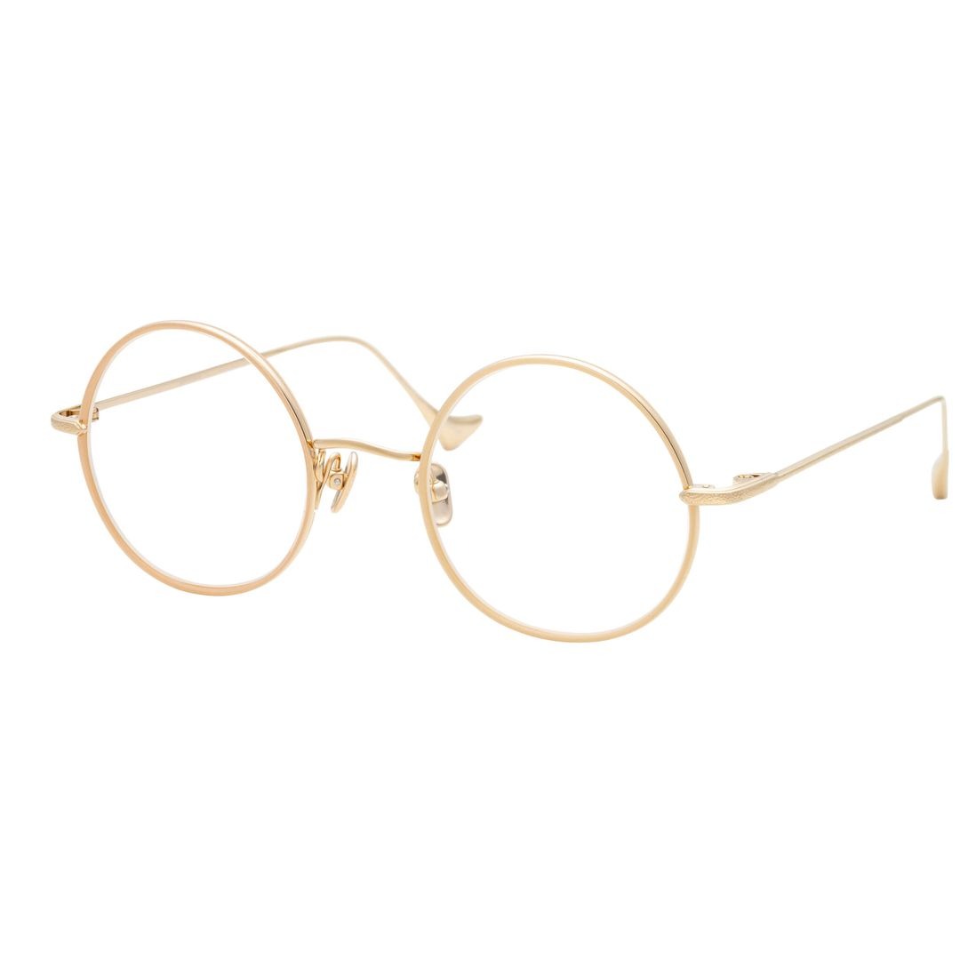 Water Blink Ii Gold Metal Frame Sunglasses with Round Lenses
