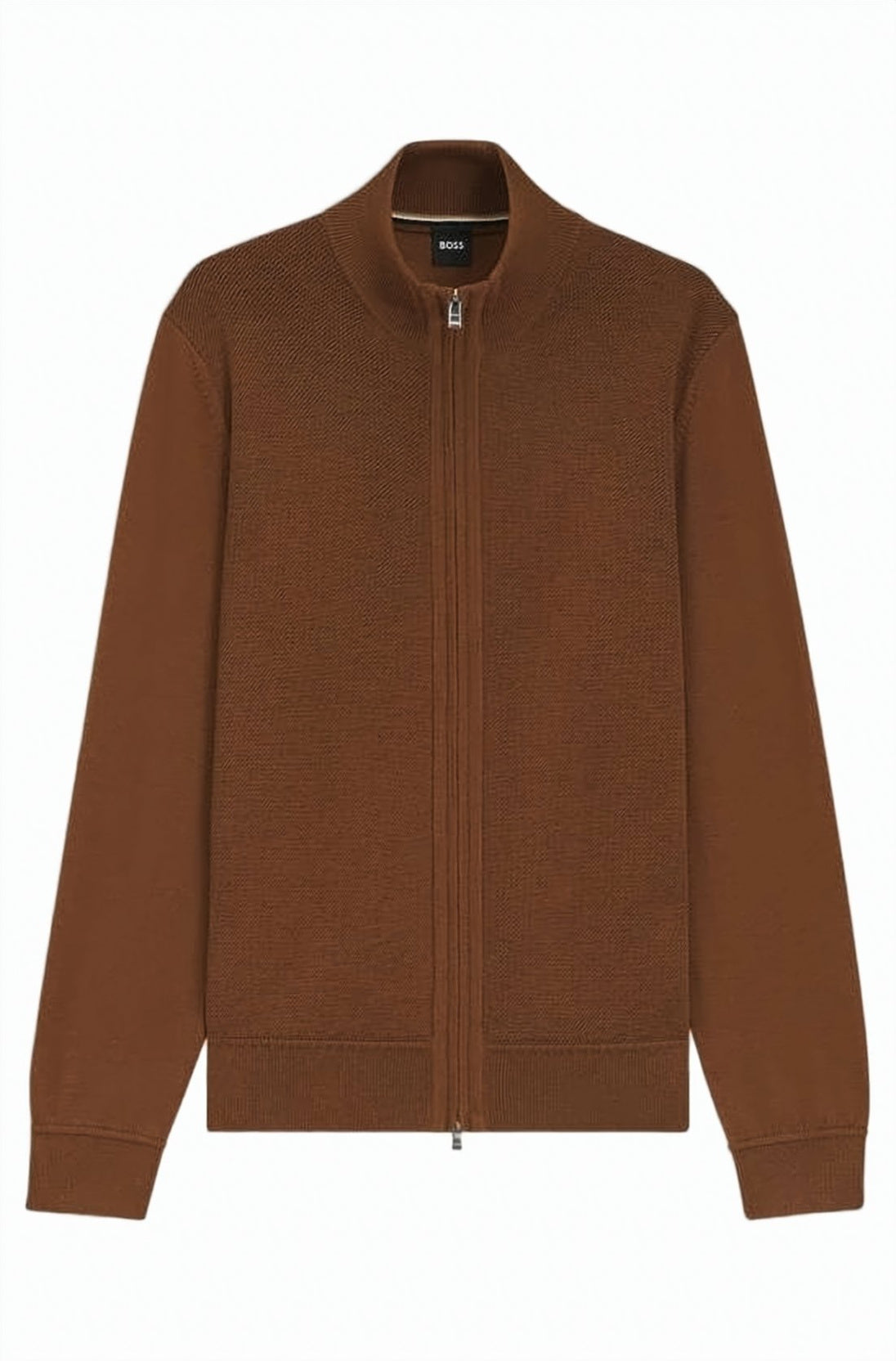 High Neck Wool Cardigan