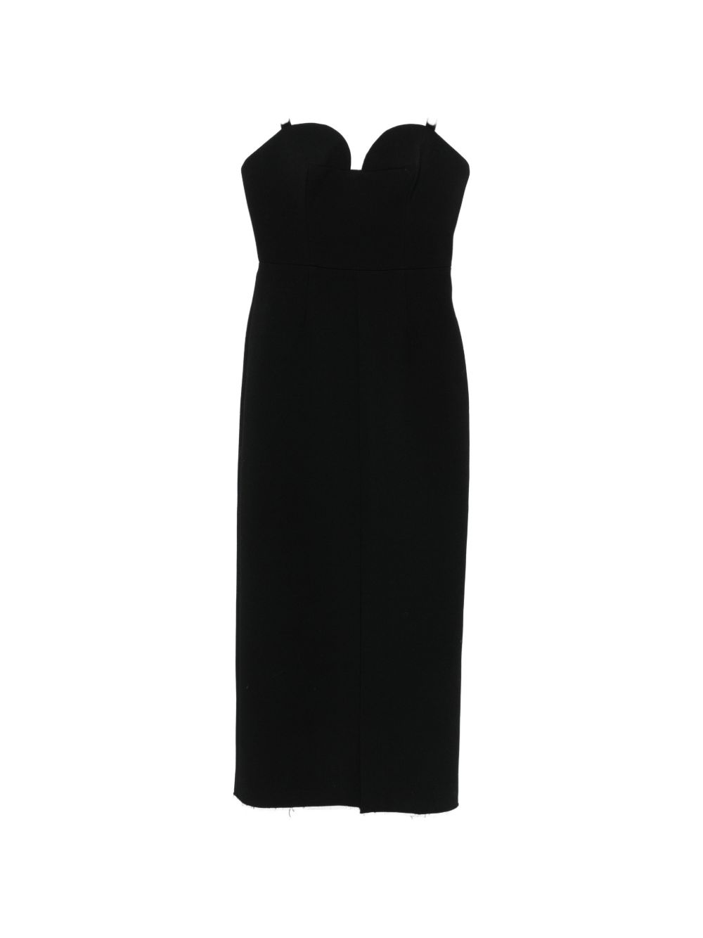 Fitted Black Midi Dress