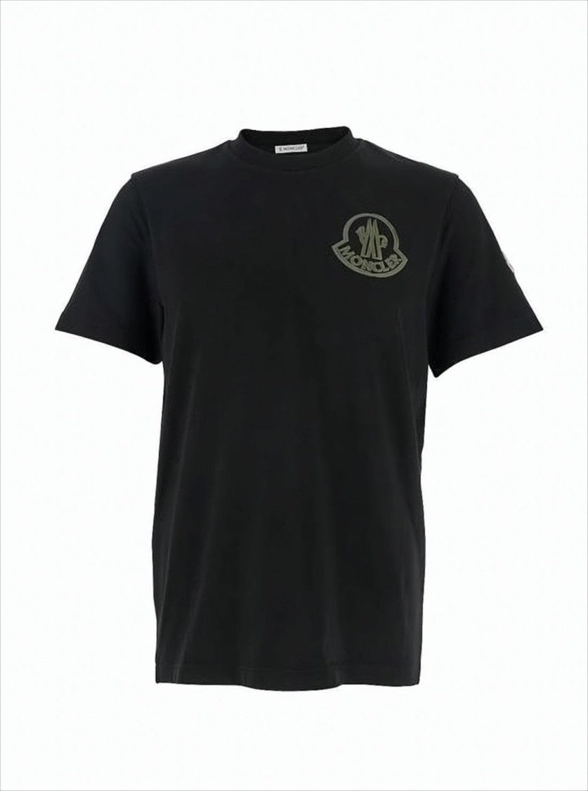 Classic Crew Neck Short-Sleeve Black T-Shirt