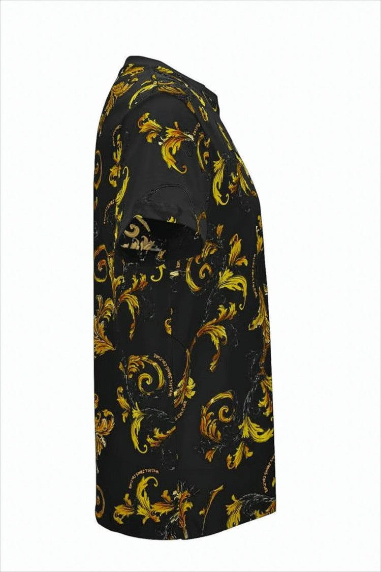 Baroque Patterned Short-Sleeve Versace T-Shirt