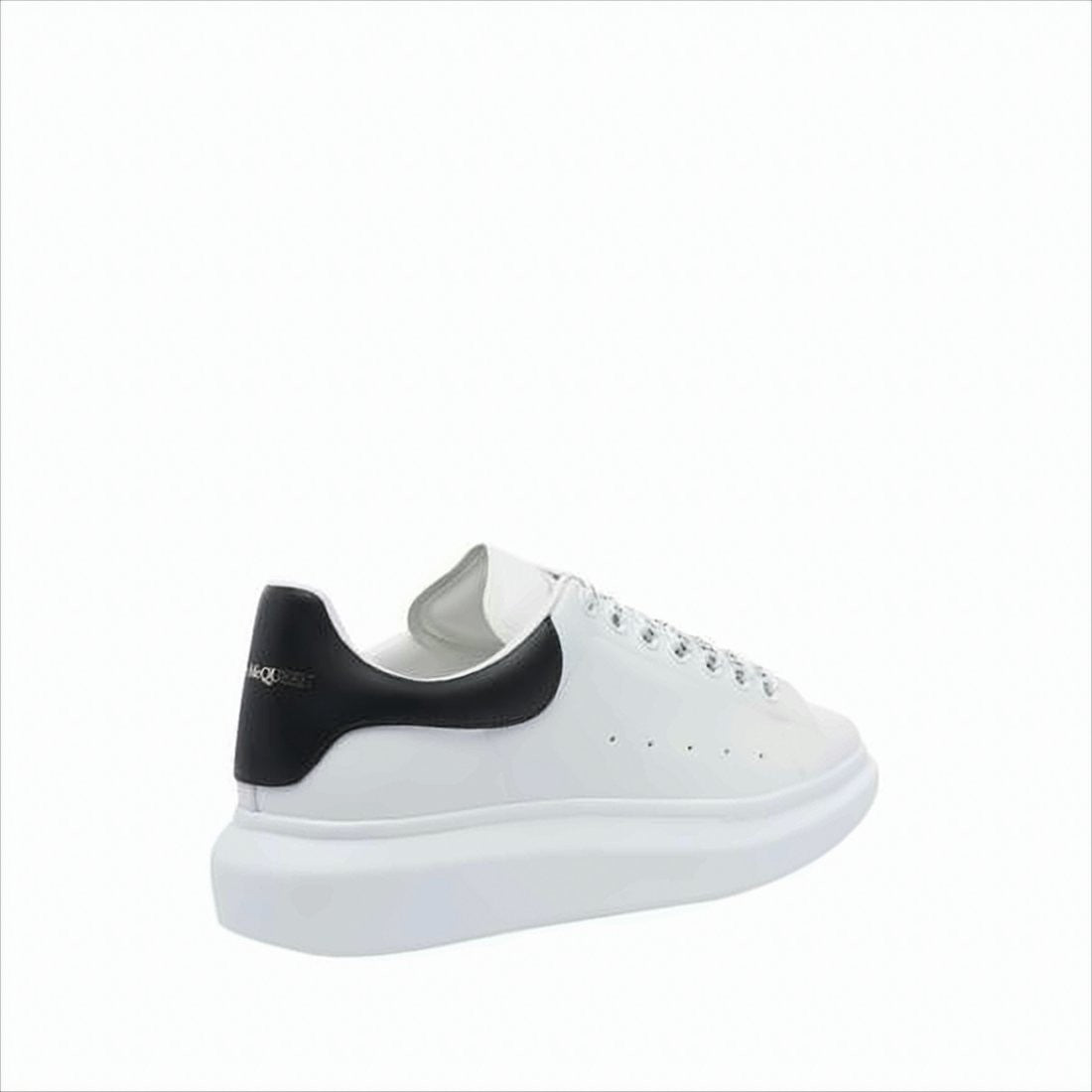 Smooth White Leather Sneakers