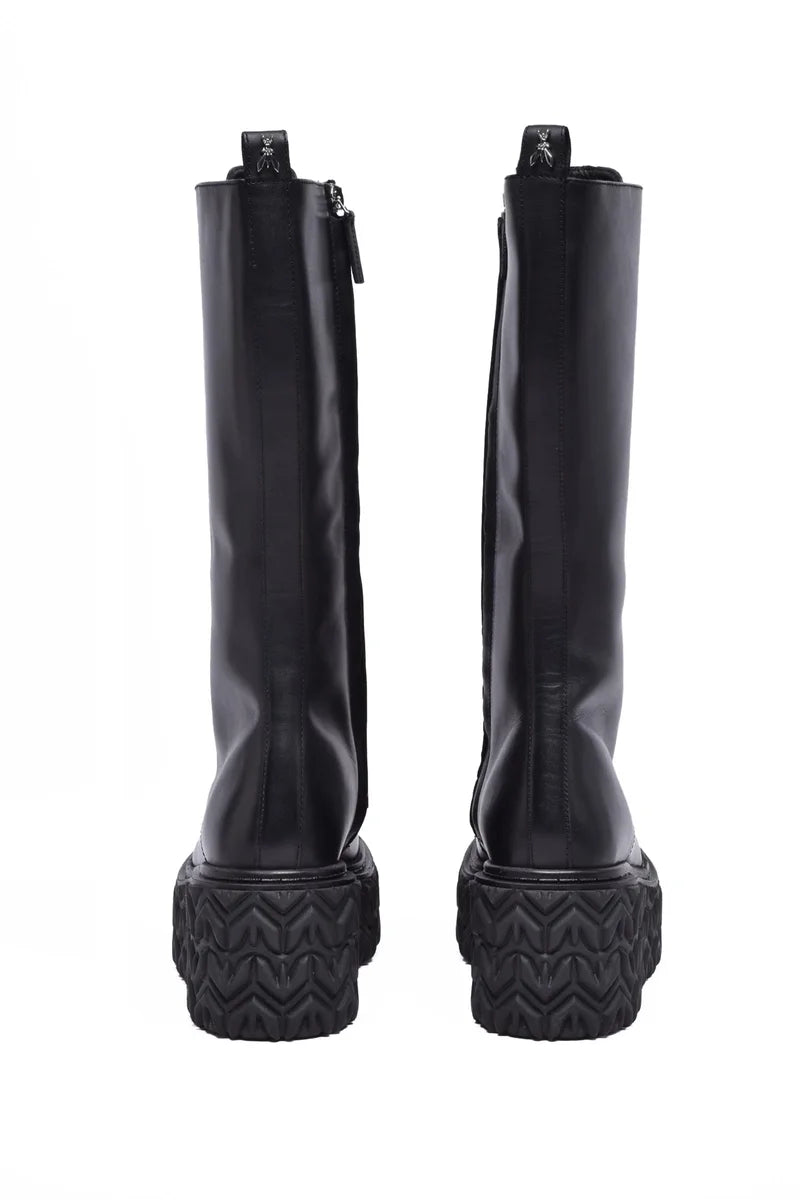 Platform Boot 7cm Heel - Black