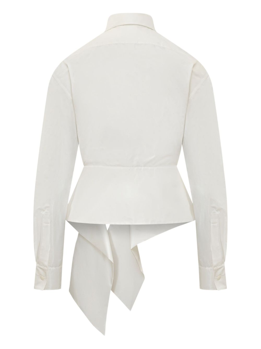 Long-Sleeved Top with Classic Collar