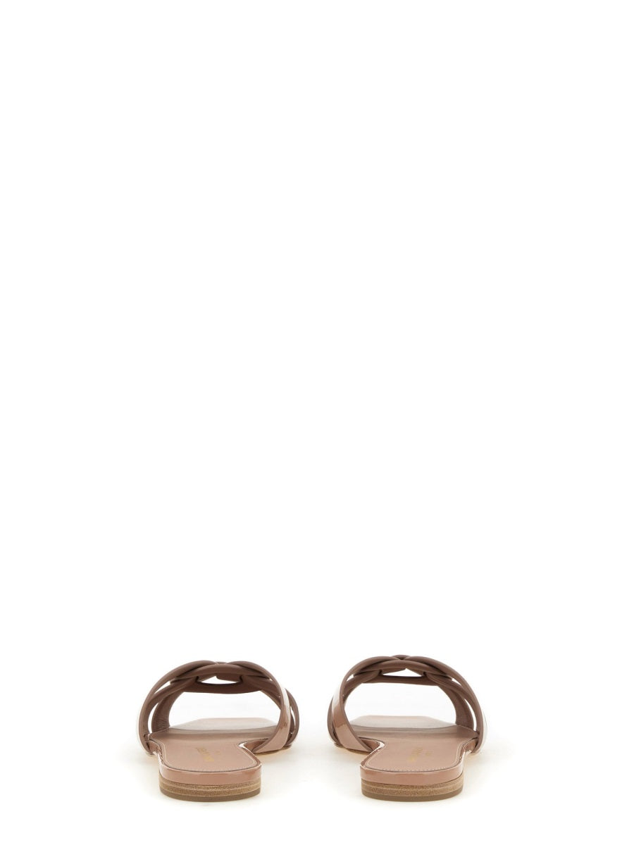 Nu Pieds Tribute 05 Flat Sandals With Braided Straps