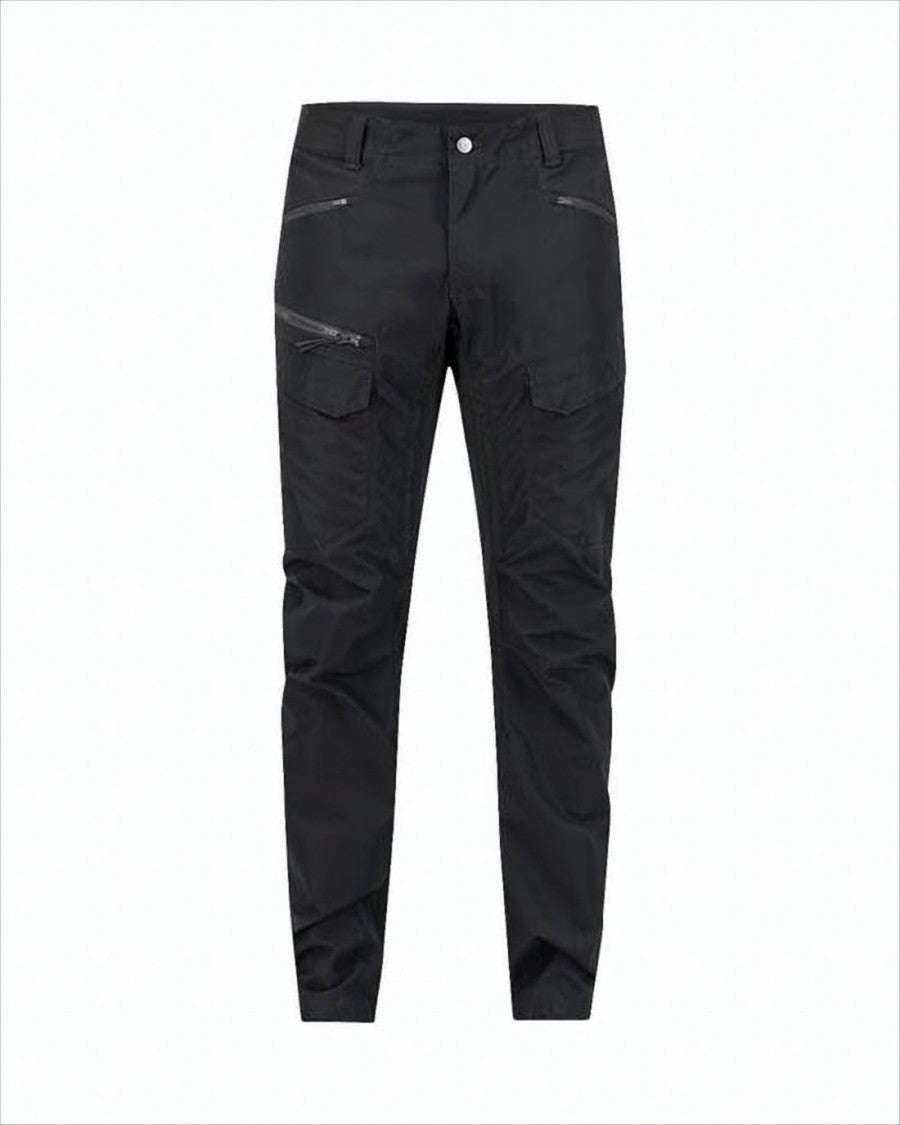 Straight-Fit Pants with Multi-Pocket Design