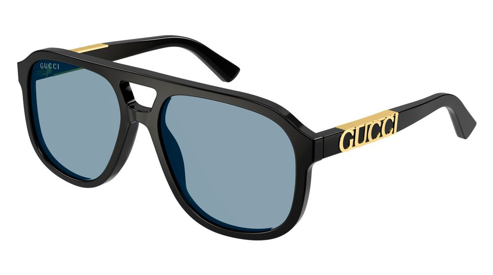 Sunglasses GG1188S 004 black black blue 58/17/140