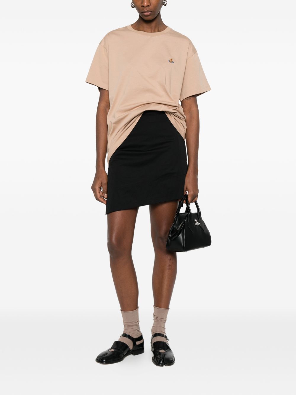 Short-Sleeved T-Shirt With Embroidered Logo