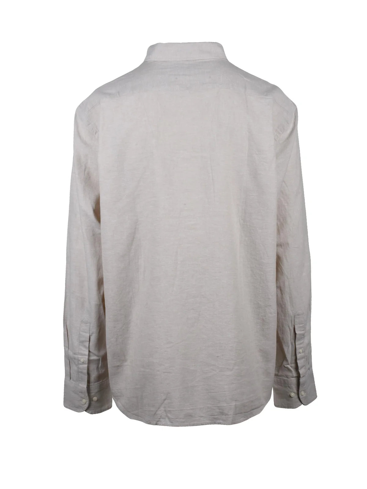 Beige Cotton Linen Shirt
