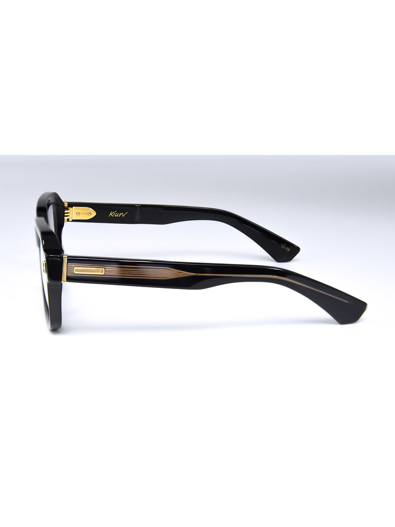 Rectangular Acetate Optical Frames with Gold Accents
