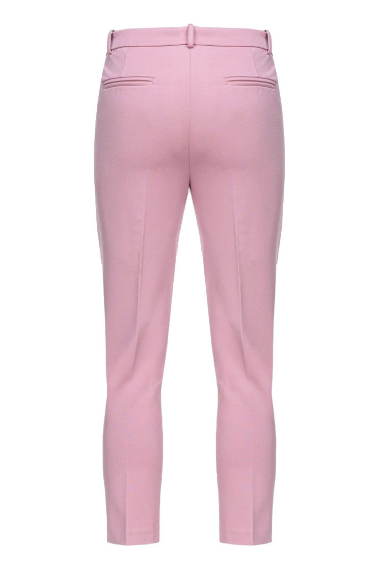 Tailored Trousers With Viscose Blend And Fit