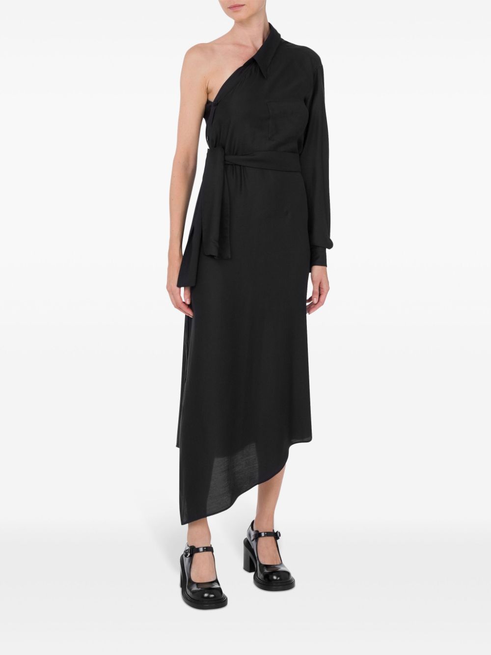 Asymmetric Midi Dress