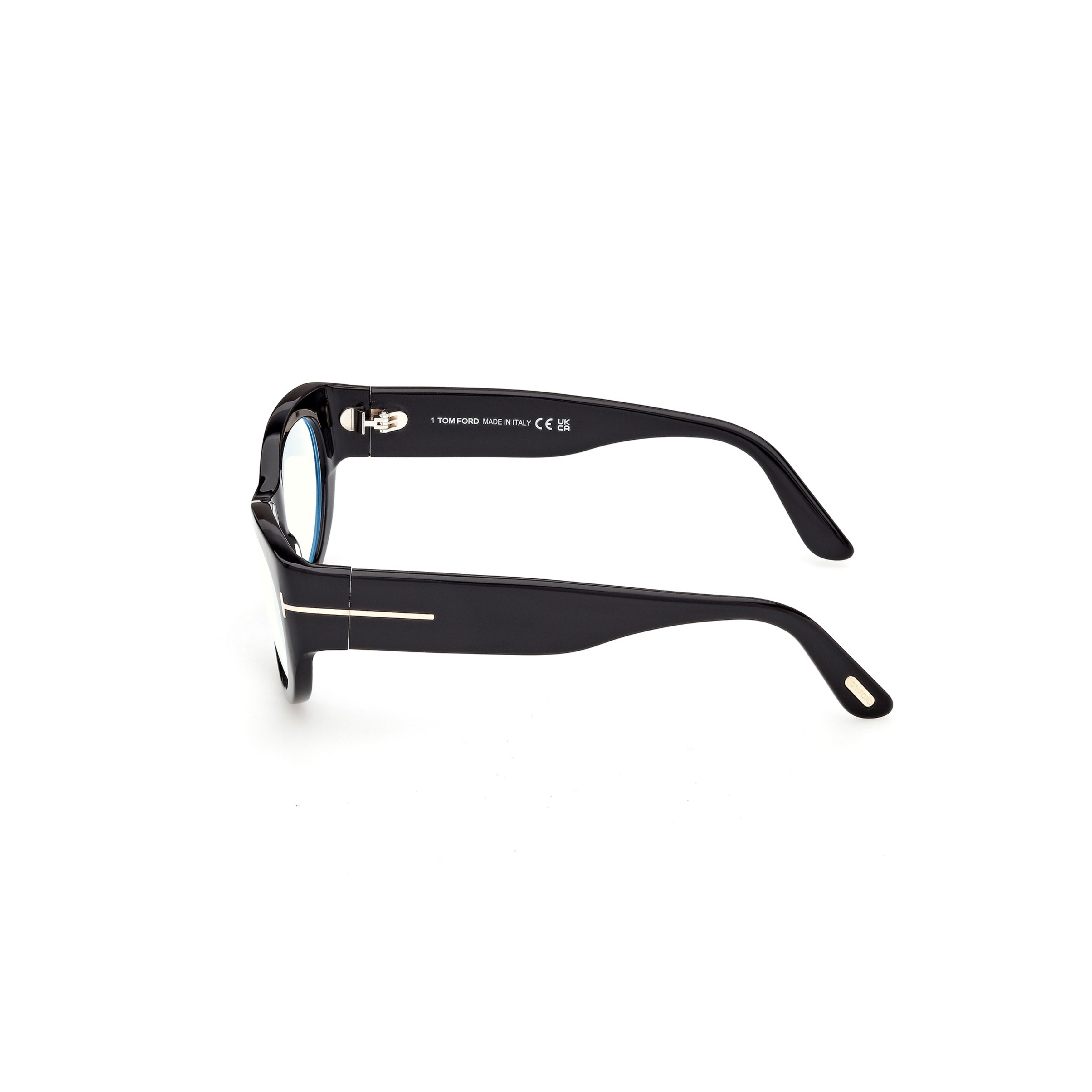 Ft6133-B Oval Frame Acetate Sunglasses