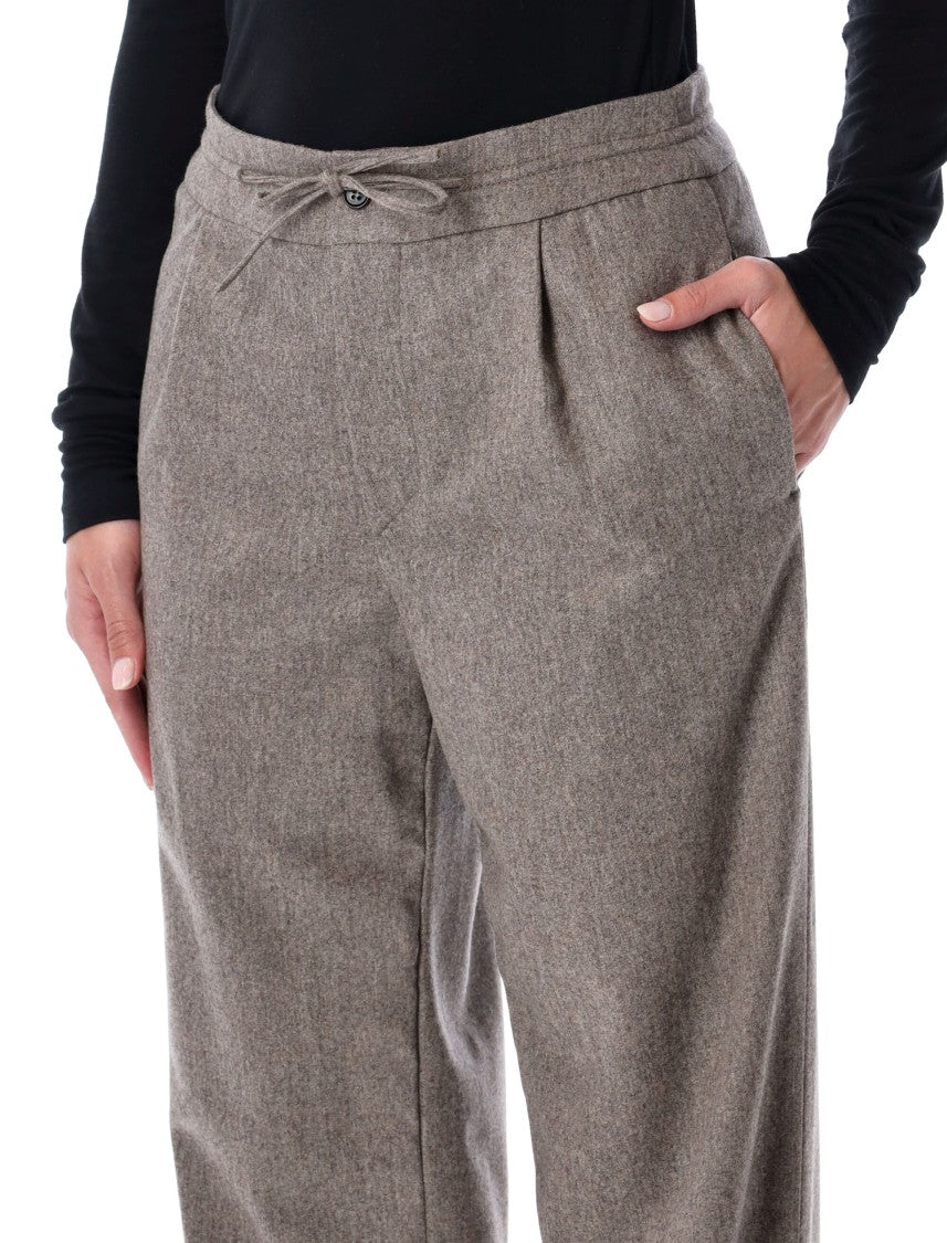 De Saison Harlem Wool-Blend Flannel Trousers