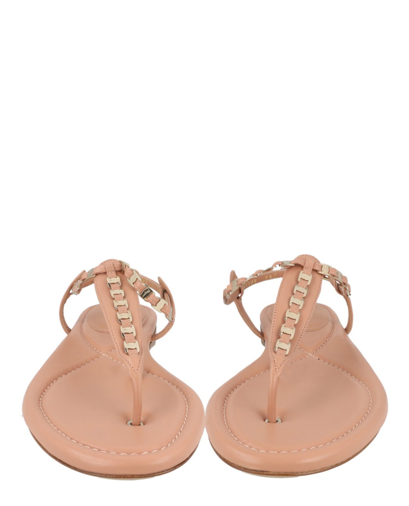 Tahiti Chain T-Strap Sandals