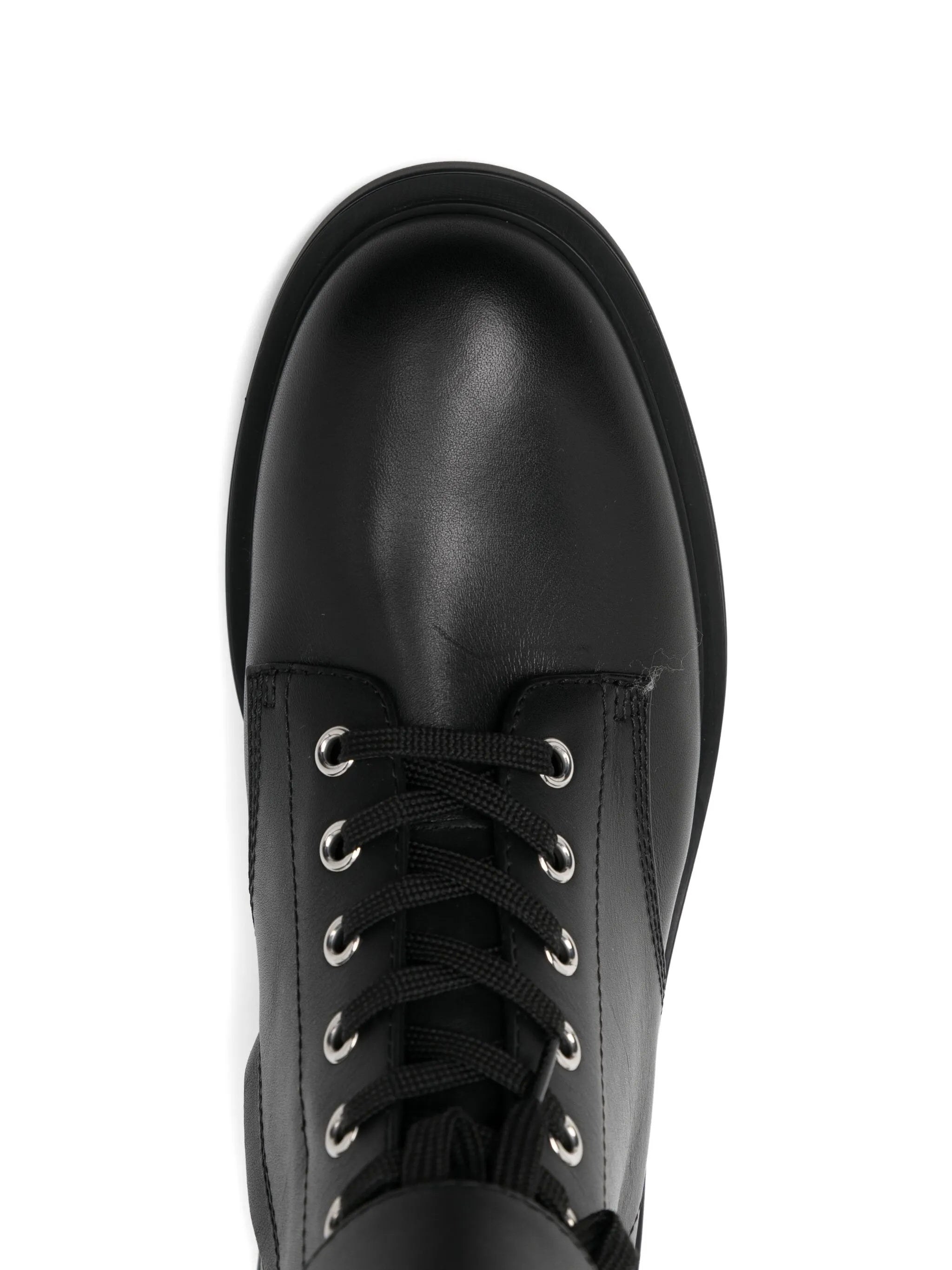 Ripley Black Calf Leather Buckle Boots