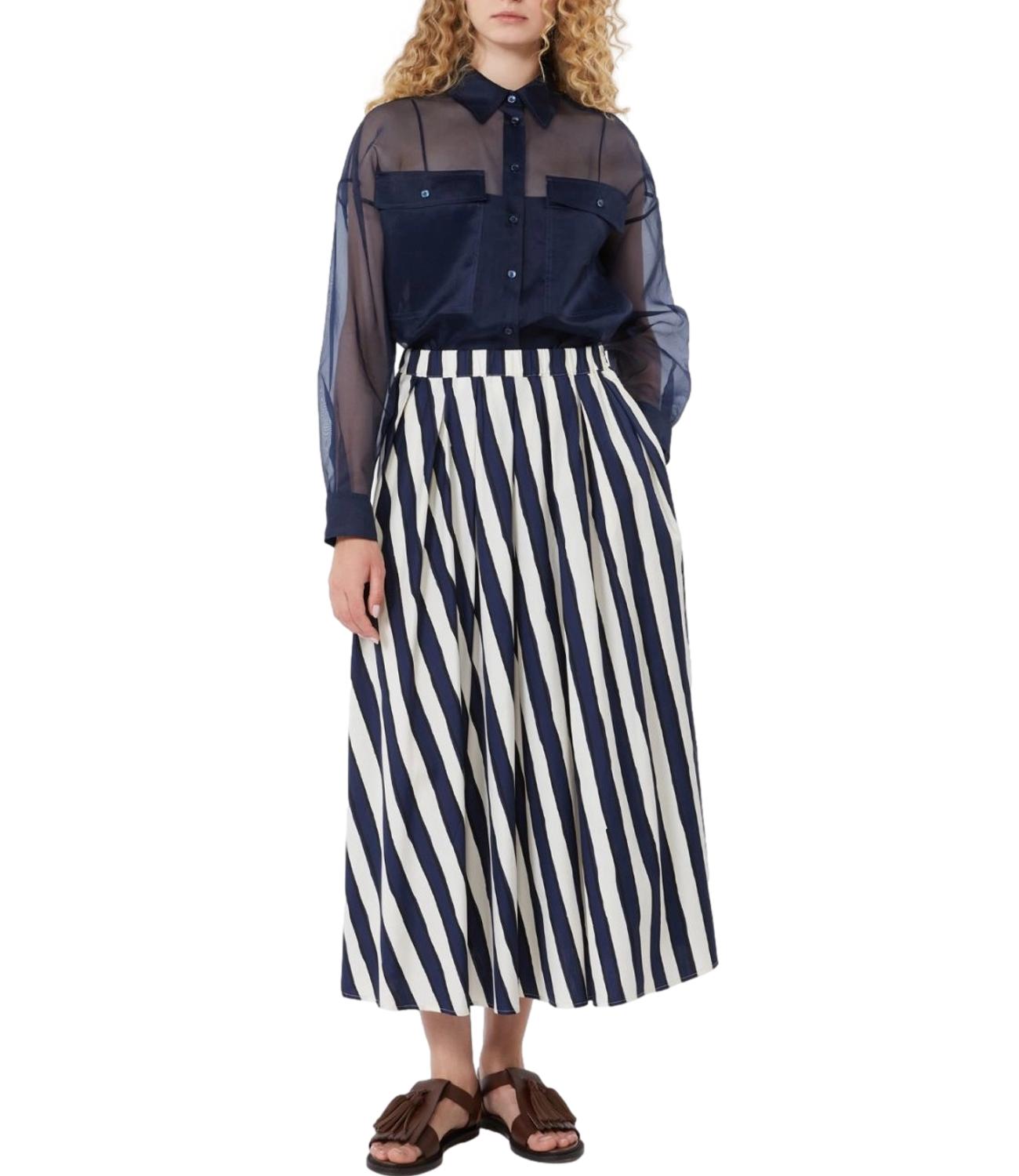 Blue Wkdcolomba Silk Blend Shirt