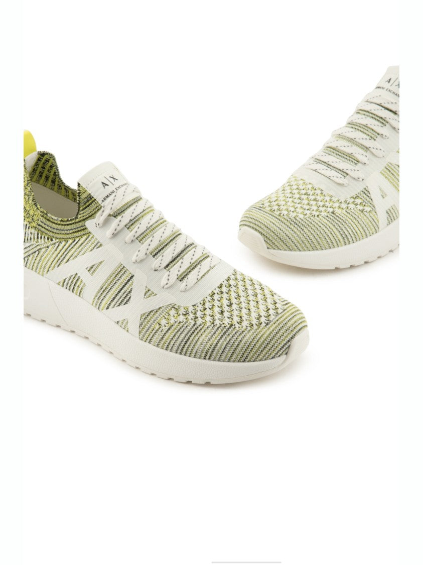 White Shiny Leather Sneakers