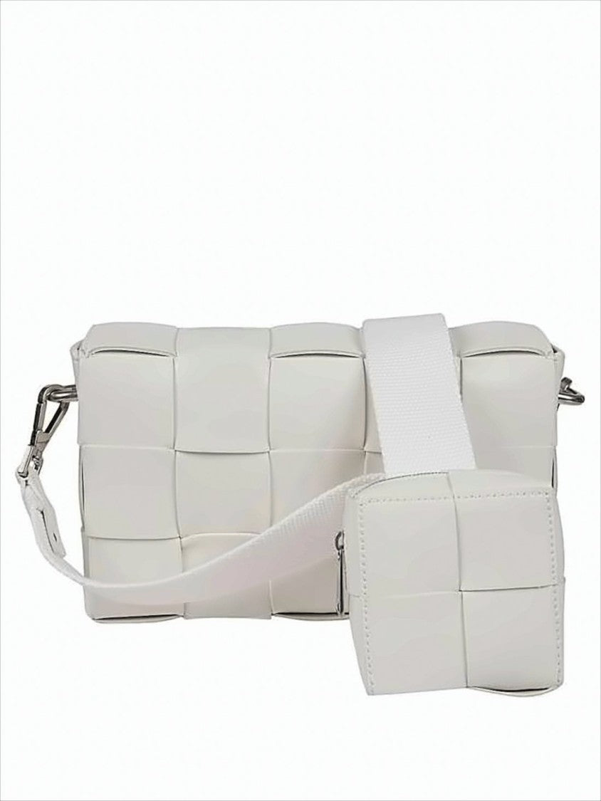 Woven Calf Leather Crossbody Bag