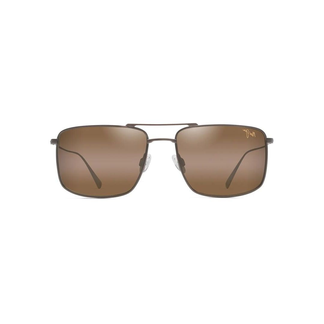 Aeko Rectangular Metal Frame Sunglasses with Double Bridge Design