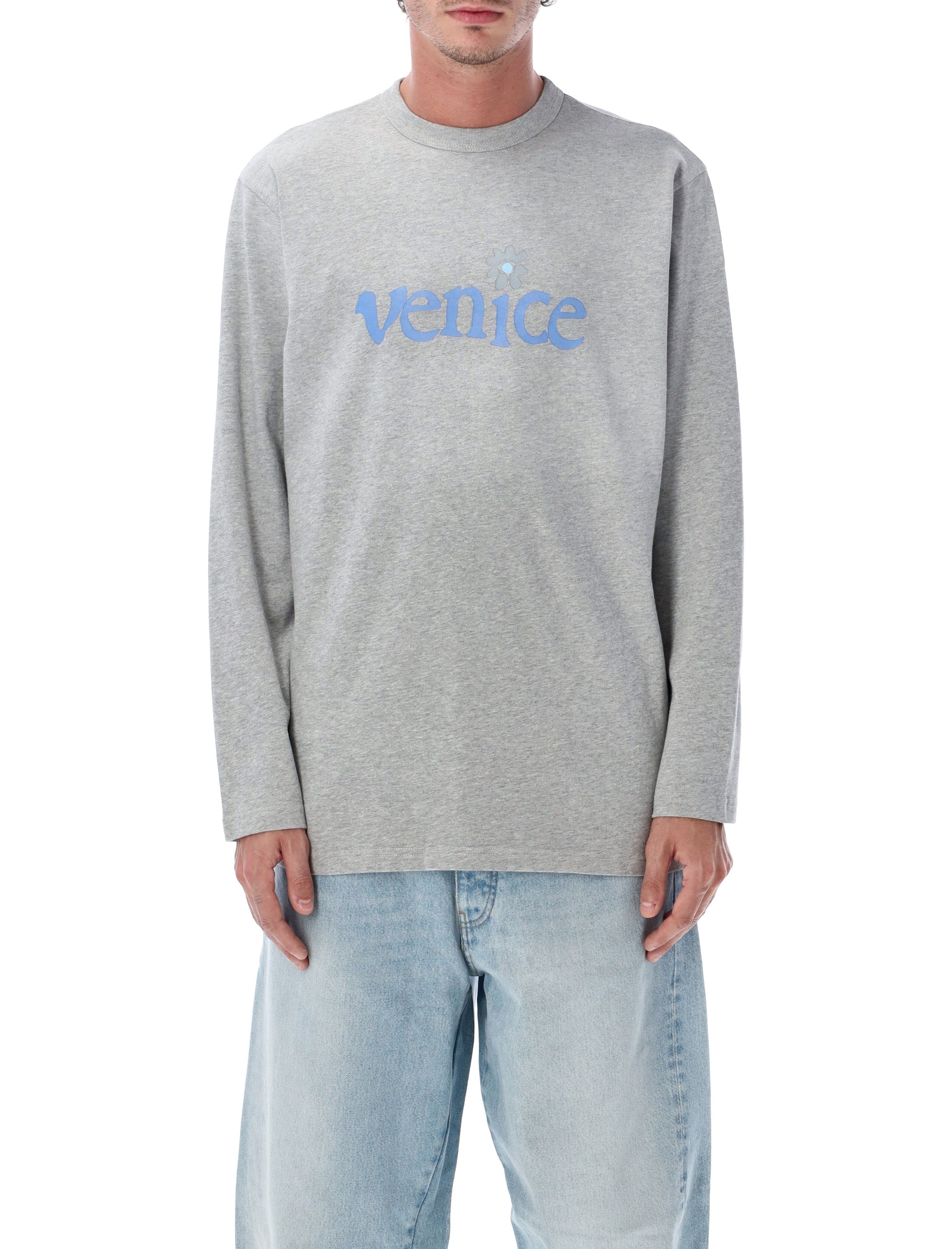 Venice Long Sleeve T-Shirt In Grey