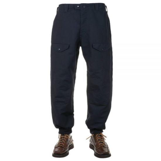 Relaxed Fit Straight Pants With Tapered Leg Design