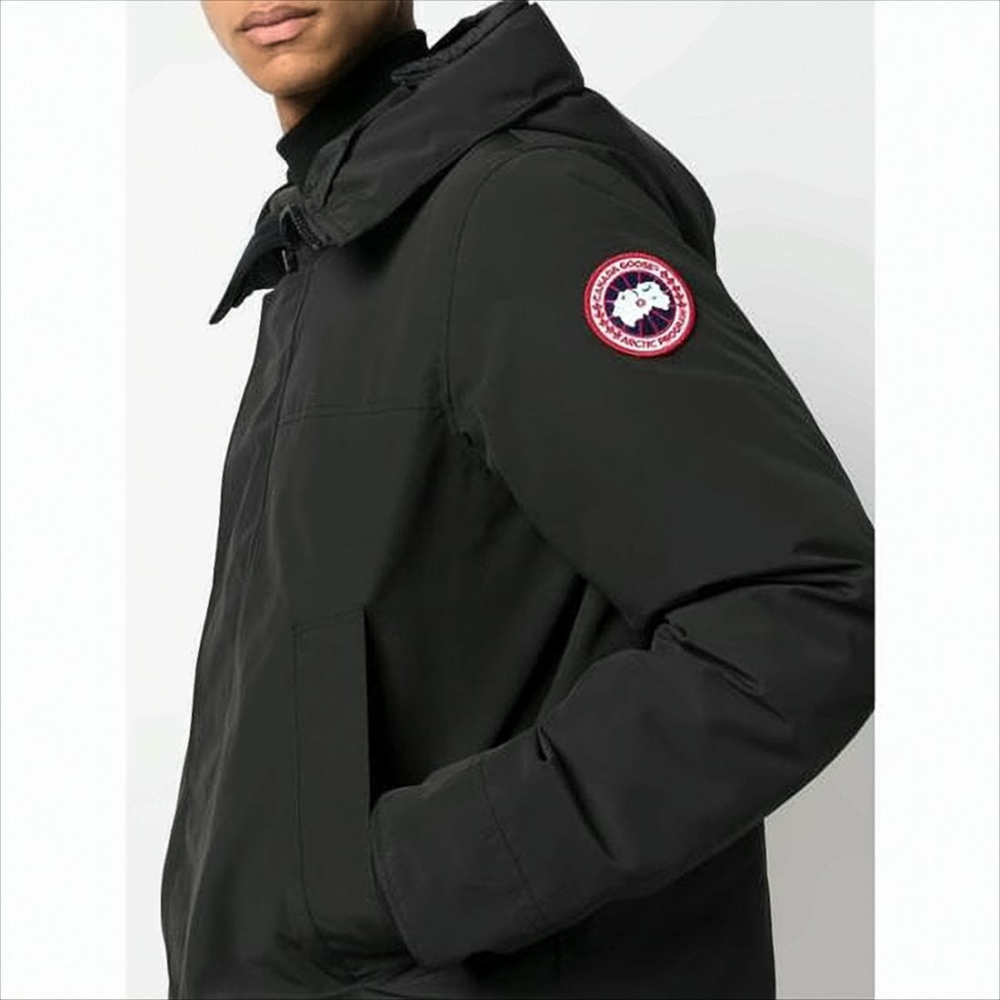 Long Padded Coat with Concealed Zipper