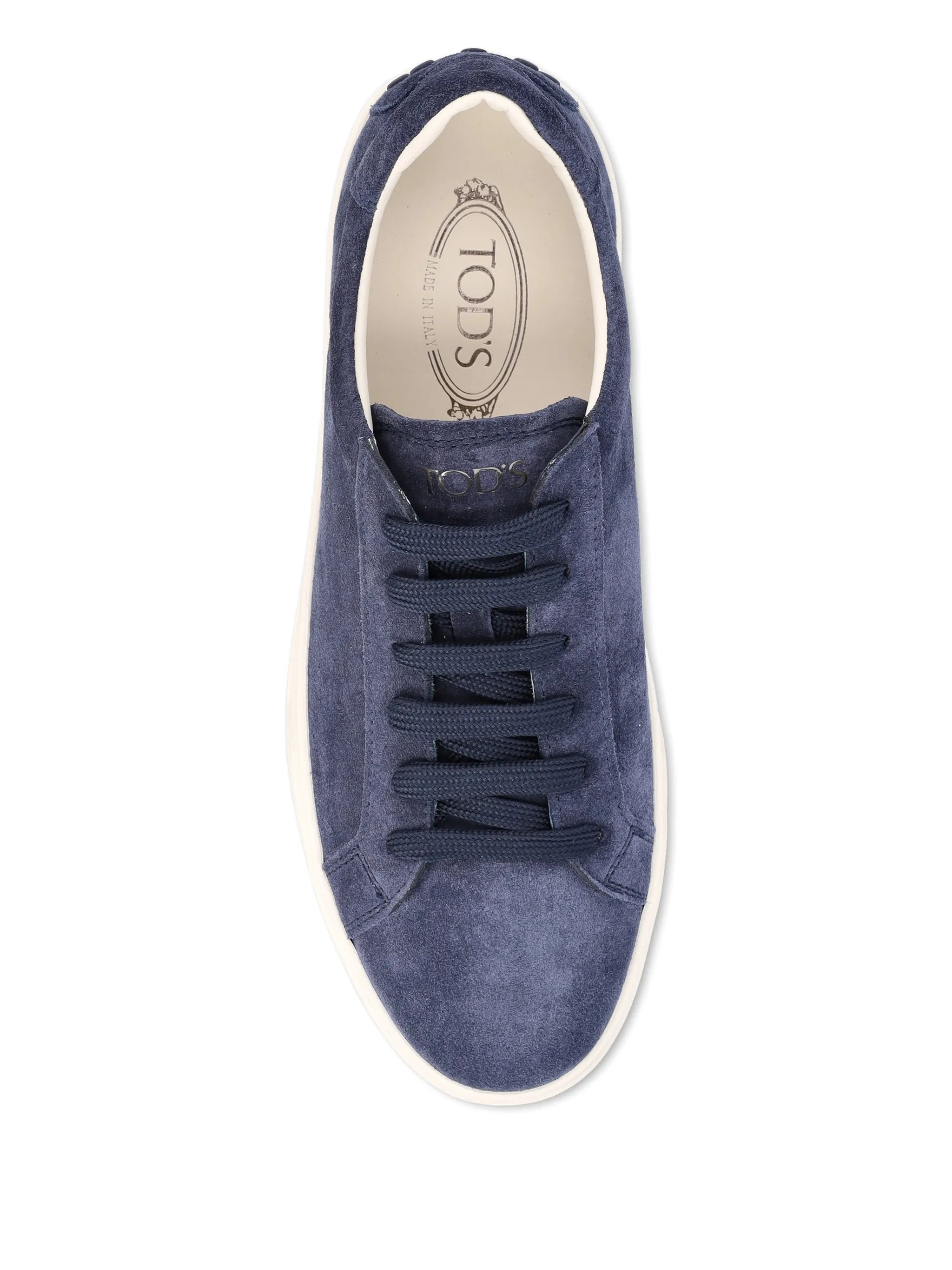 Blue Sneakers Monochromatic Suede Sneakers
