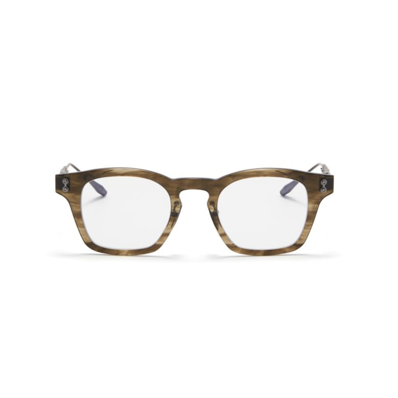 Wise Rectangular Tortoiseshell Optical Glasses with Metallic Temples