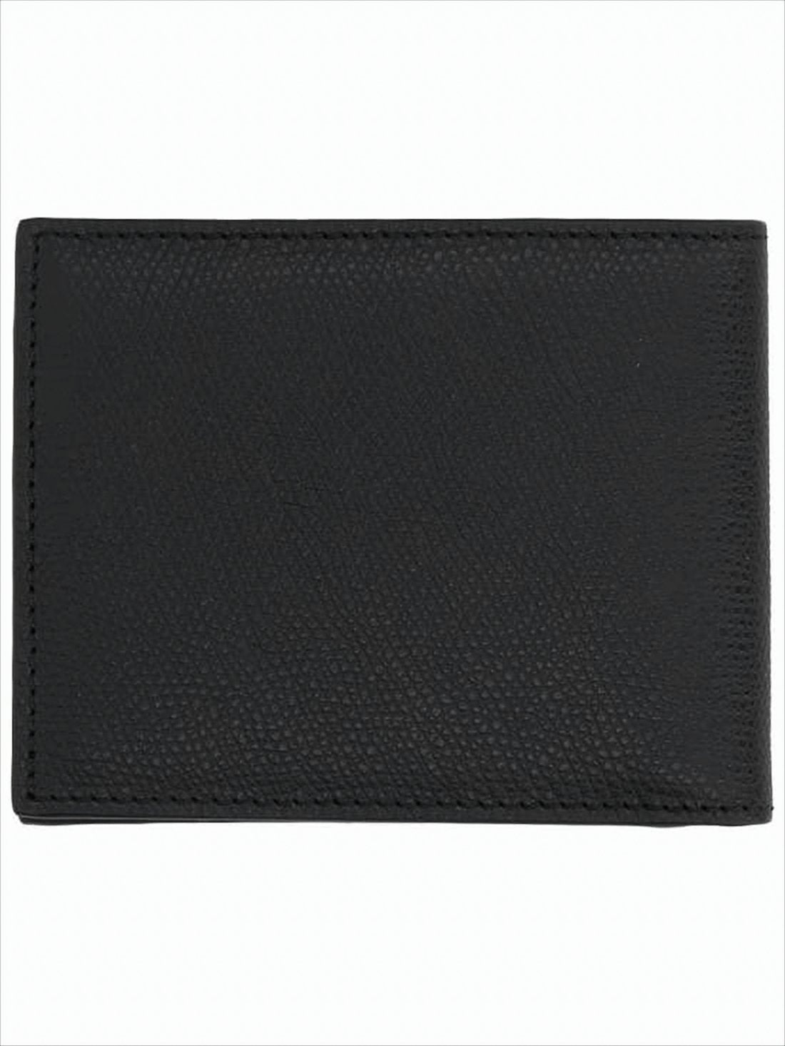 Textured Calf Leather Bifold Wallet