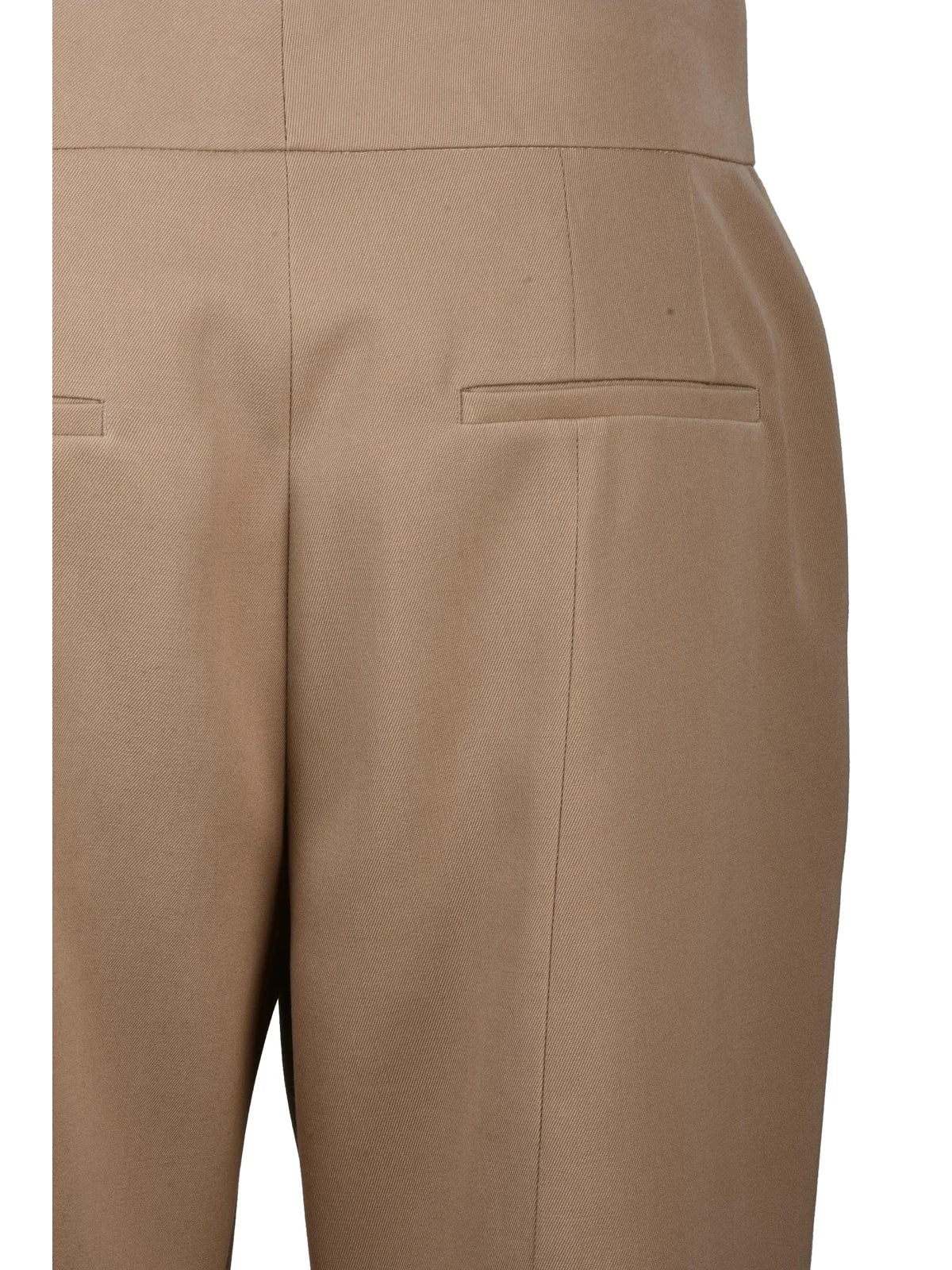 Wool Trousers - Beige